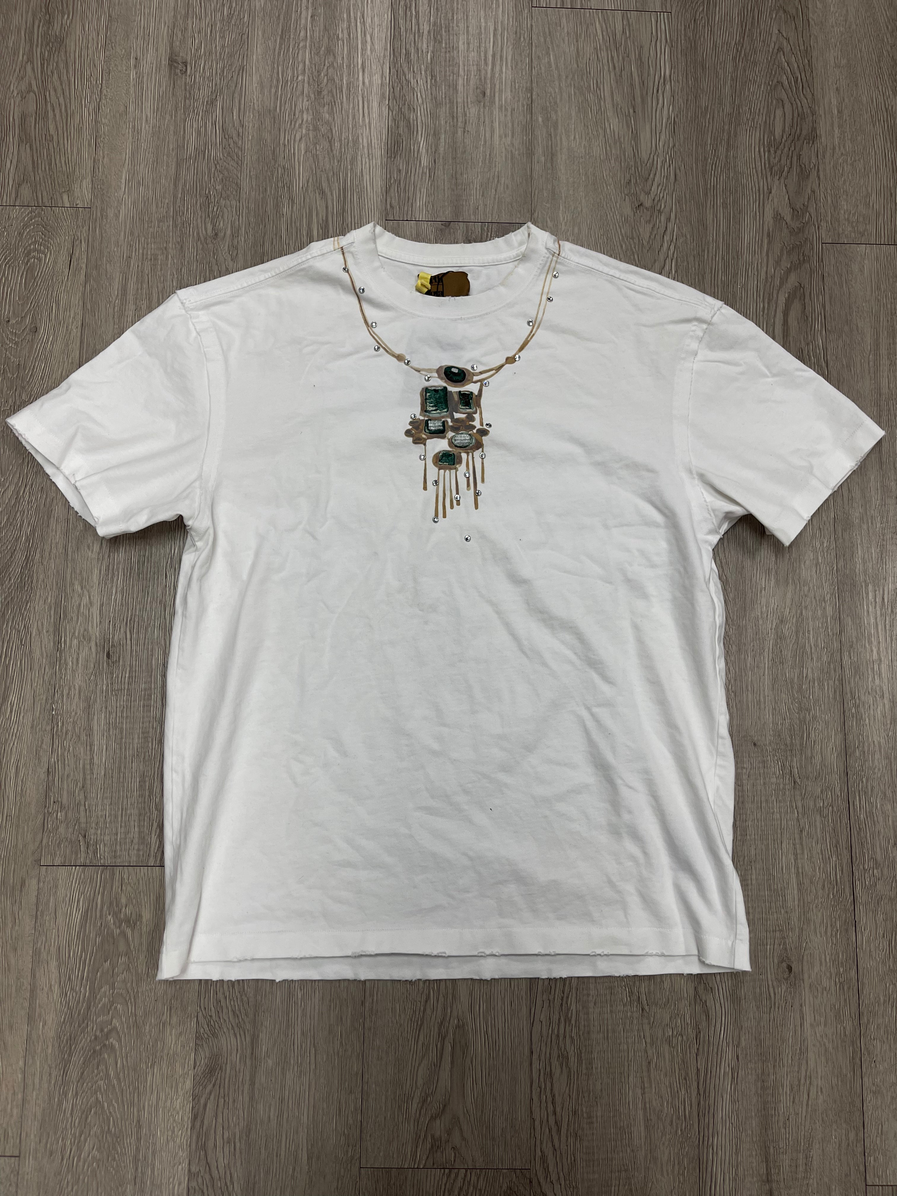 Birth Of A Royal Child White Necklace Tee