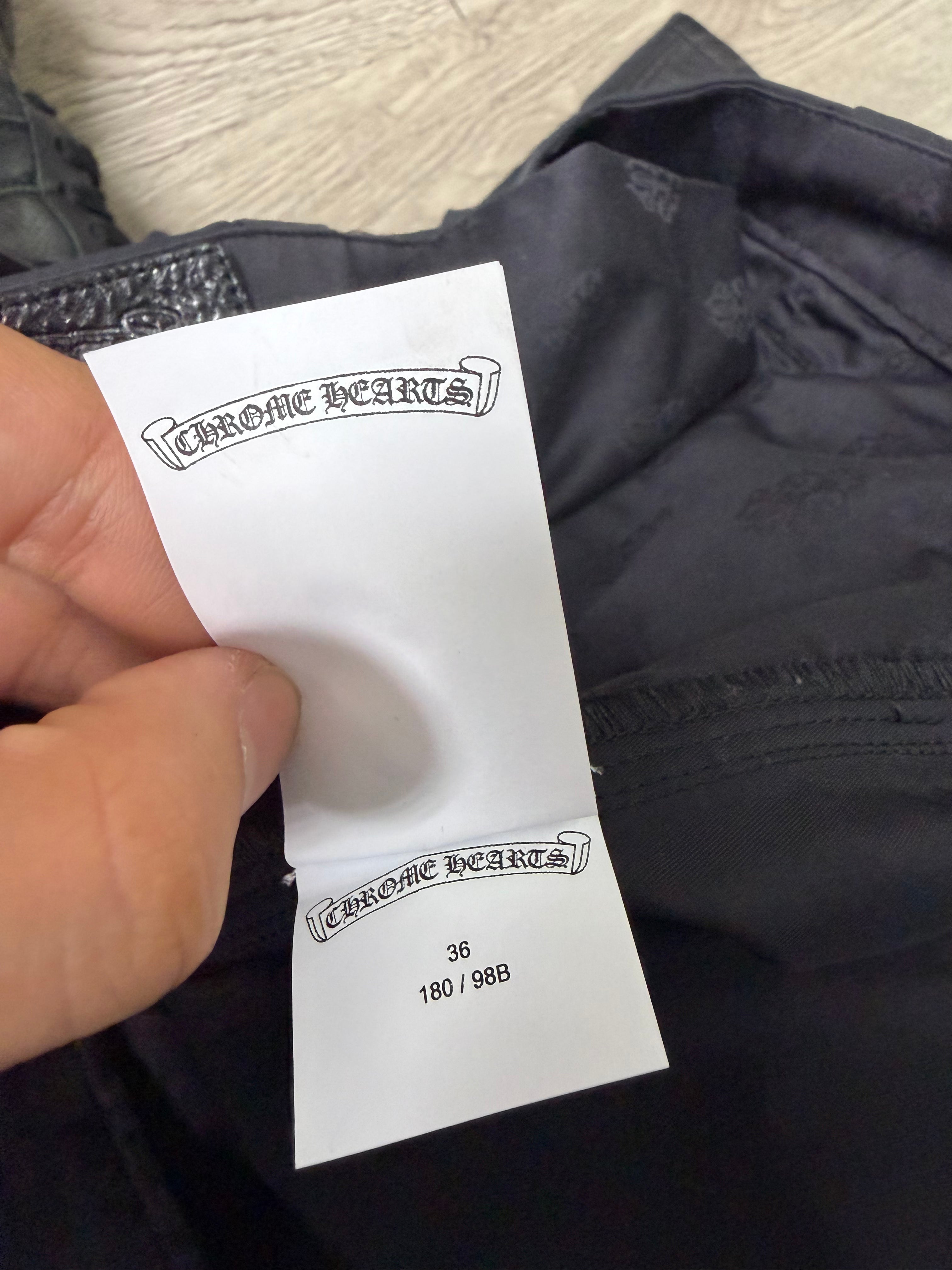 Chrome Hearts Black Nylon Double Knee Carpenter Shorts