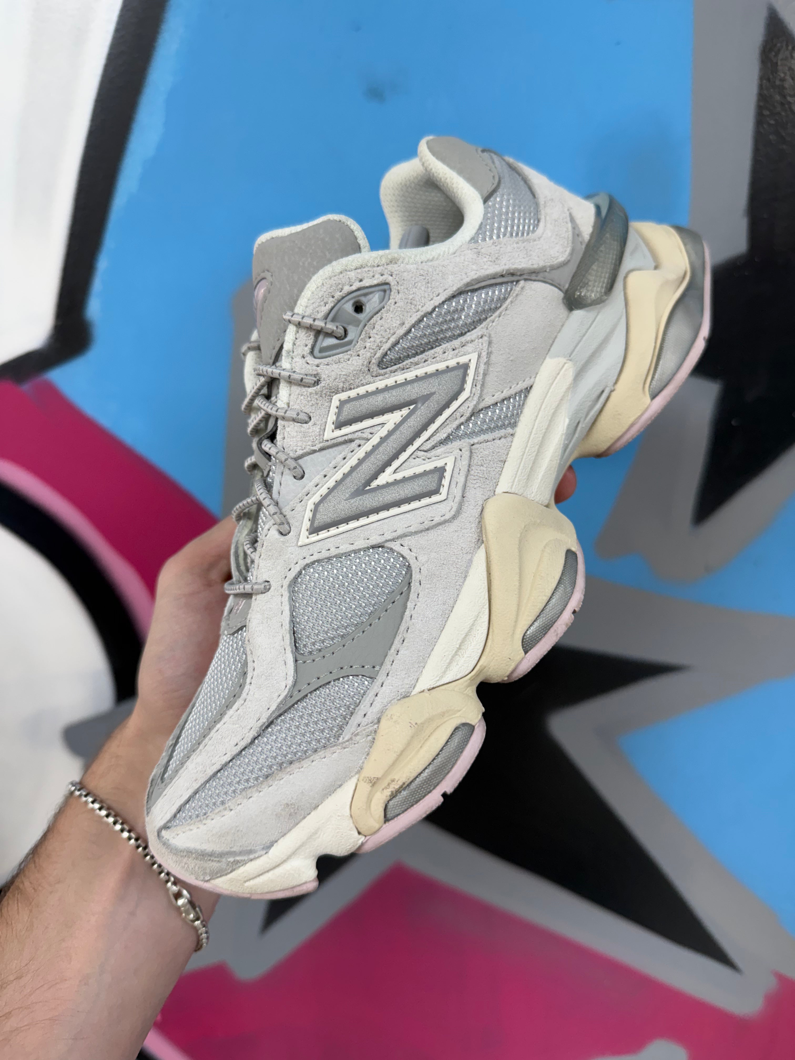 New Balance Grey Lilac 9060 Sneakers