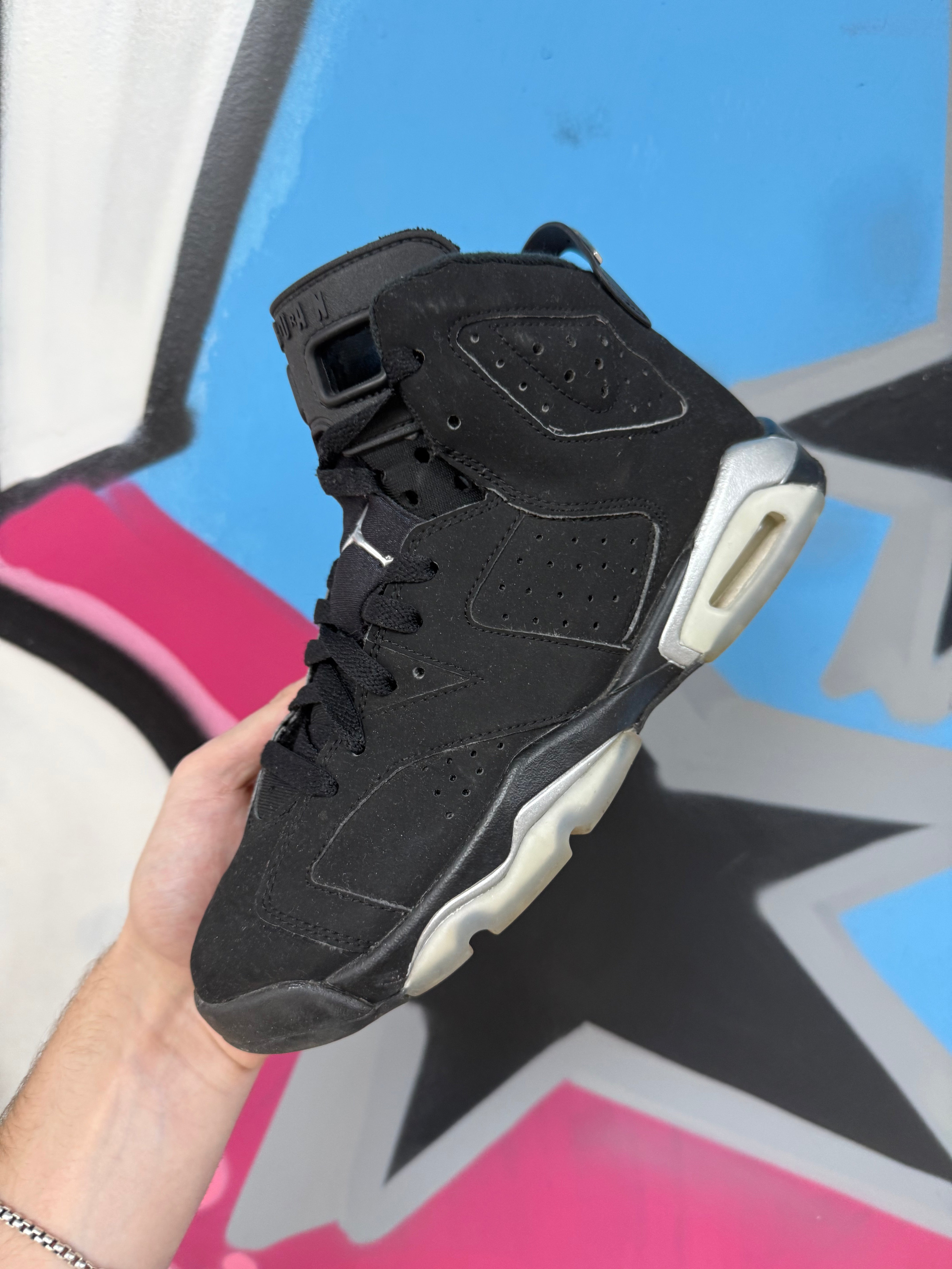 Nike Jodan 6 Chrome Sneakers