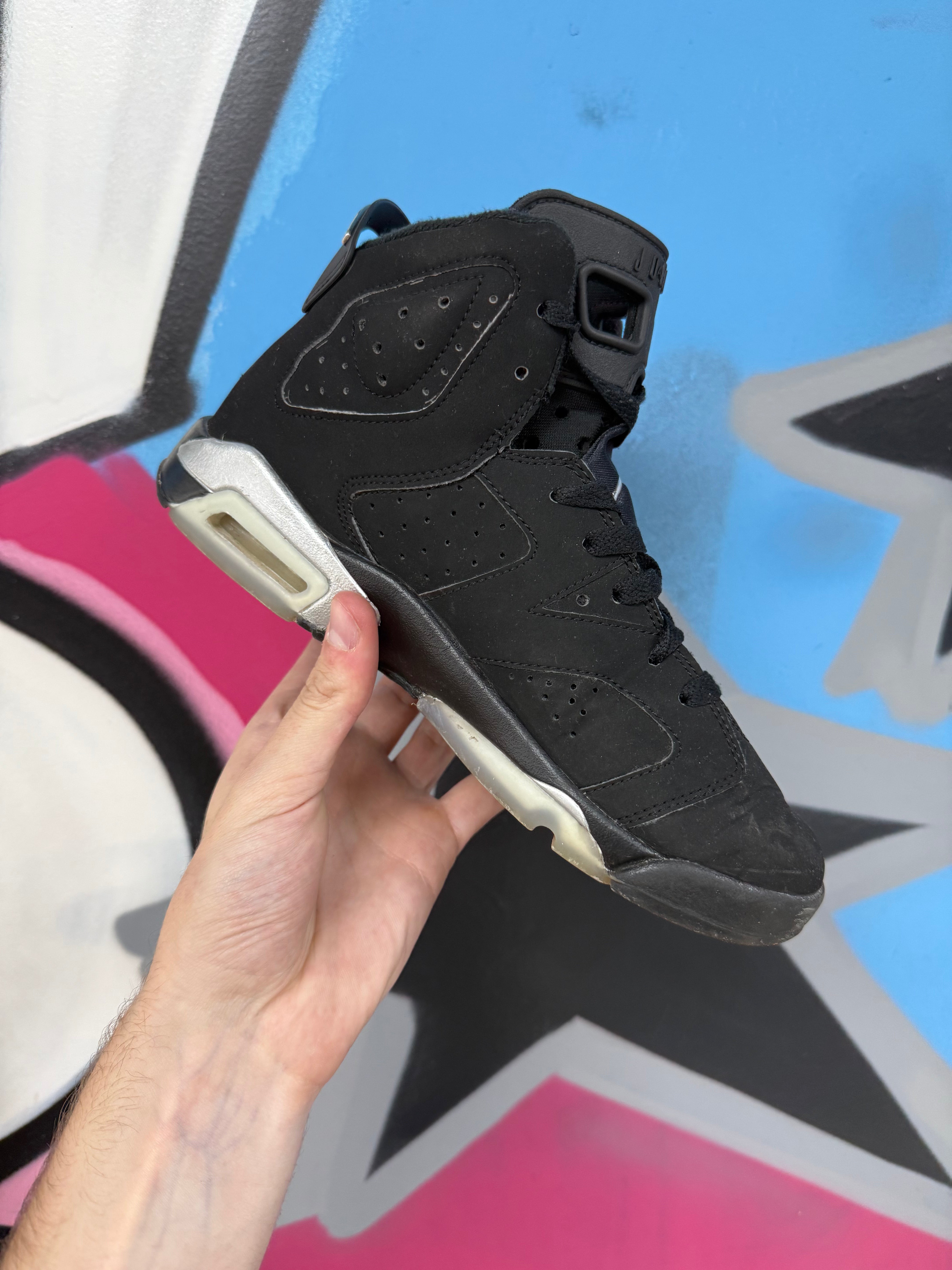Nike Jodan 6 Chrome Sneakers