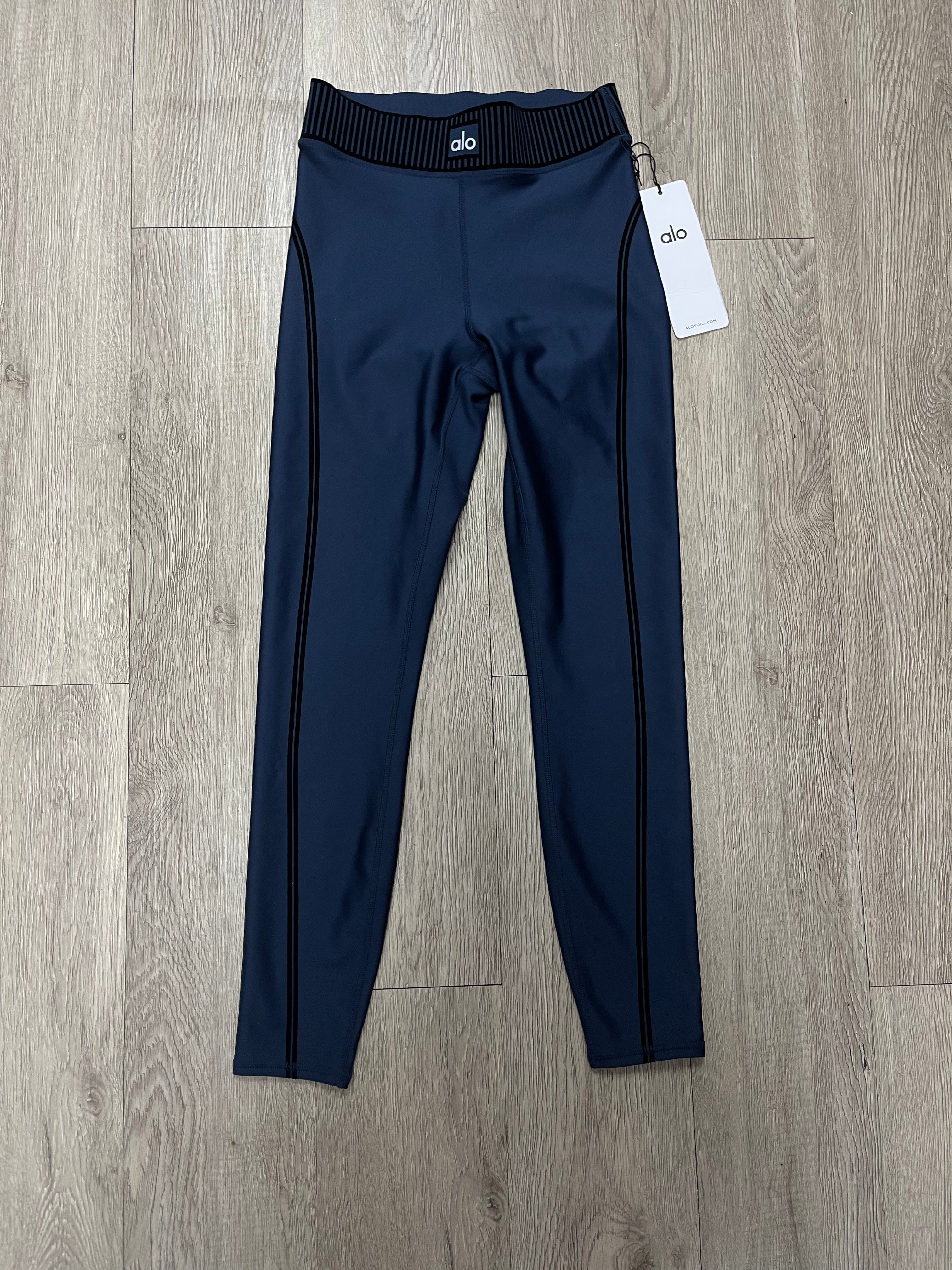 ALO Navy Airlift High-Waist Leggings