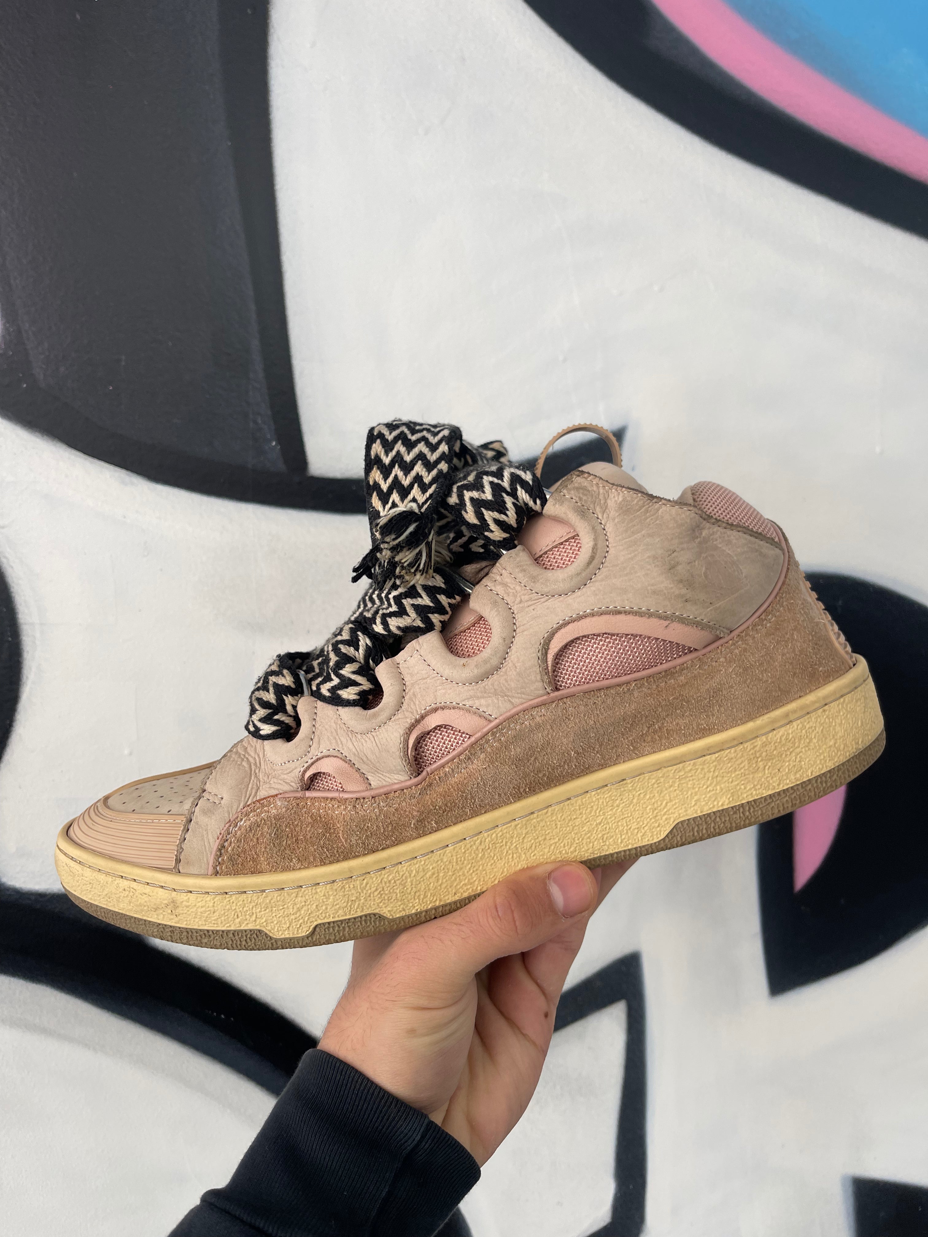 Lanvin Curb Blush Pink Used 45 (US 12) No Box