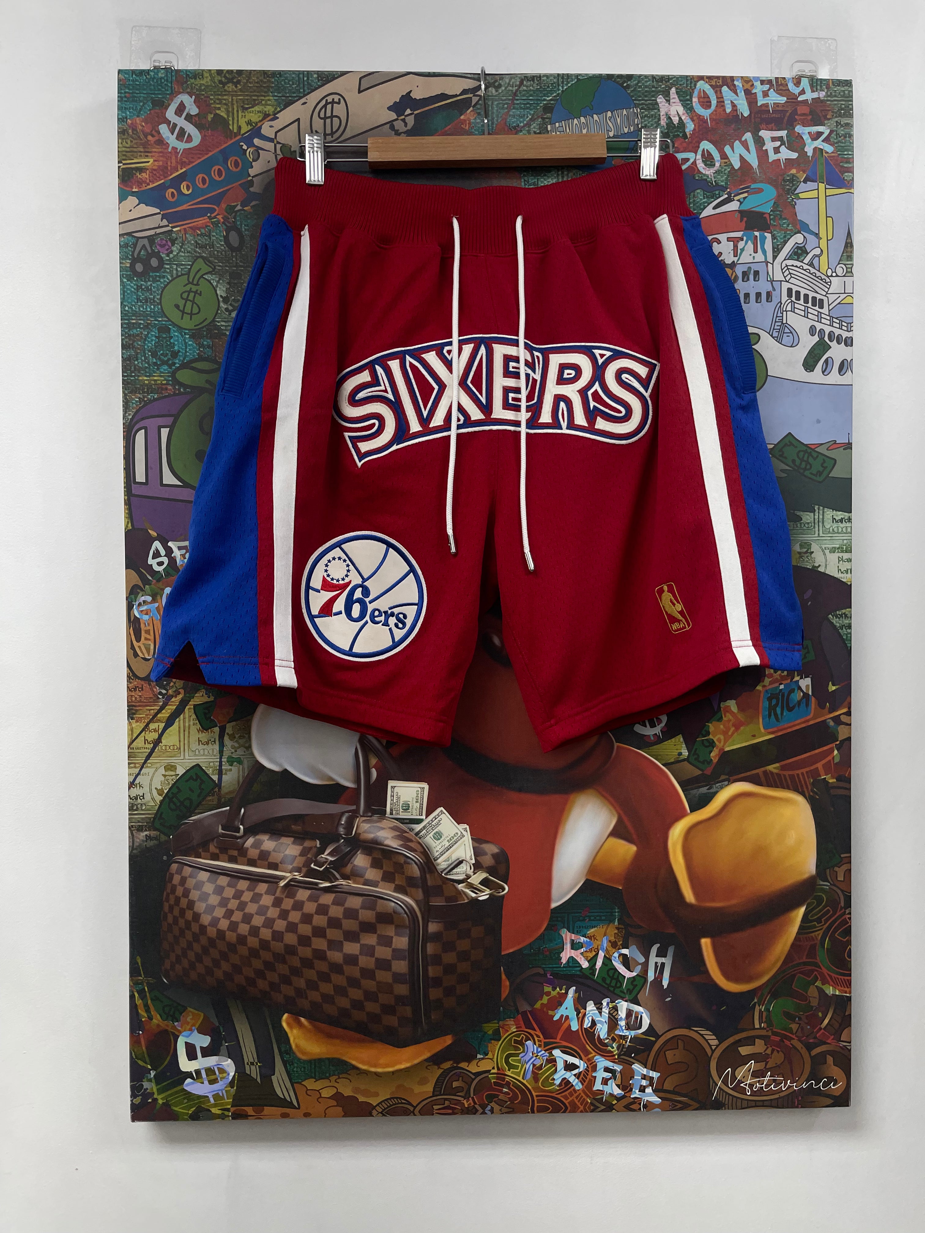 Just Don Philidelphia 76er's Shorts