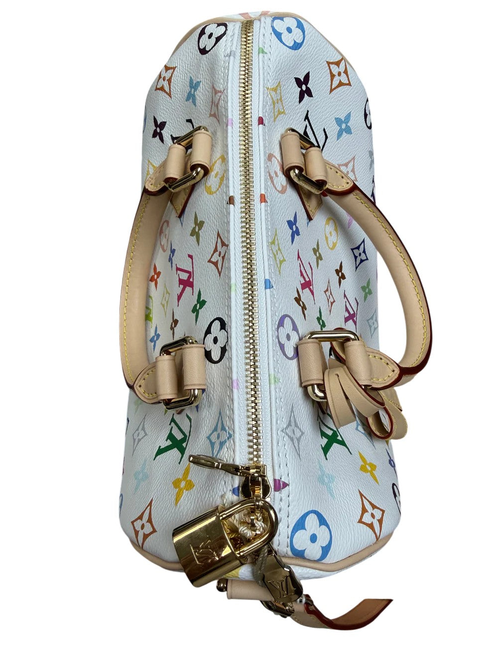Louis Vuitton Murakami Speedy White Bag