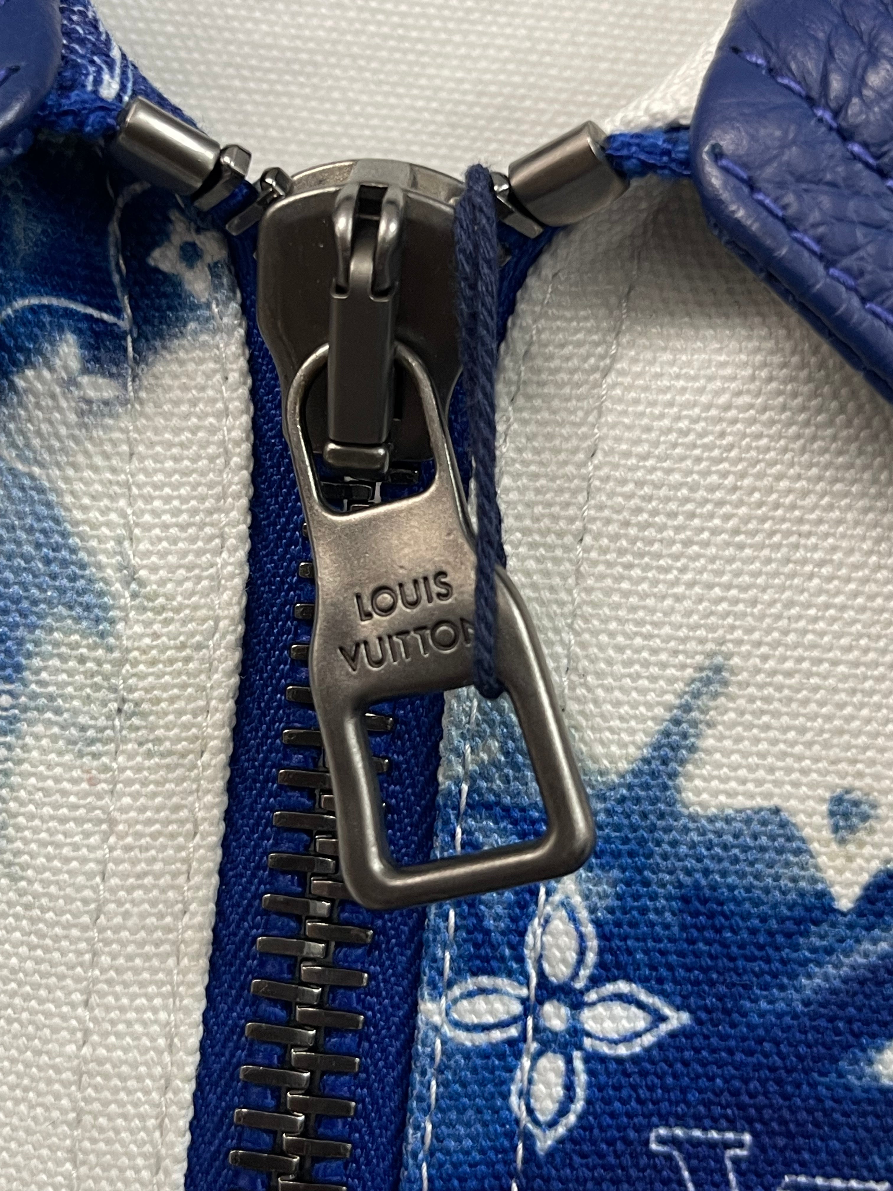 Louis Vuitton Royal Blue Bandana Paisley (58) Varsity Jacket