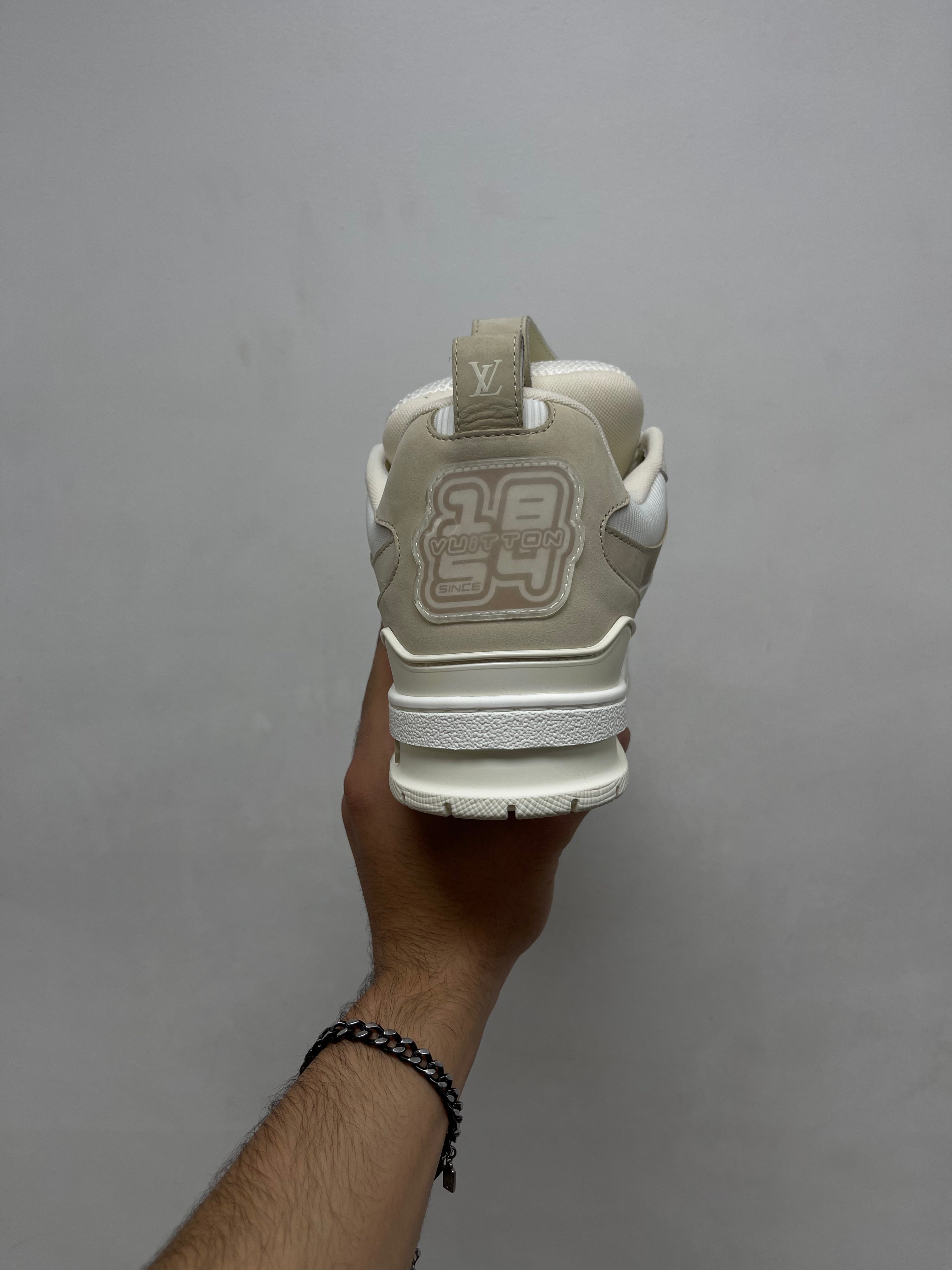 Louis Vuitton Cream Skate Sneakers