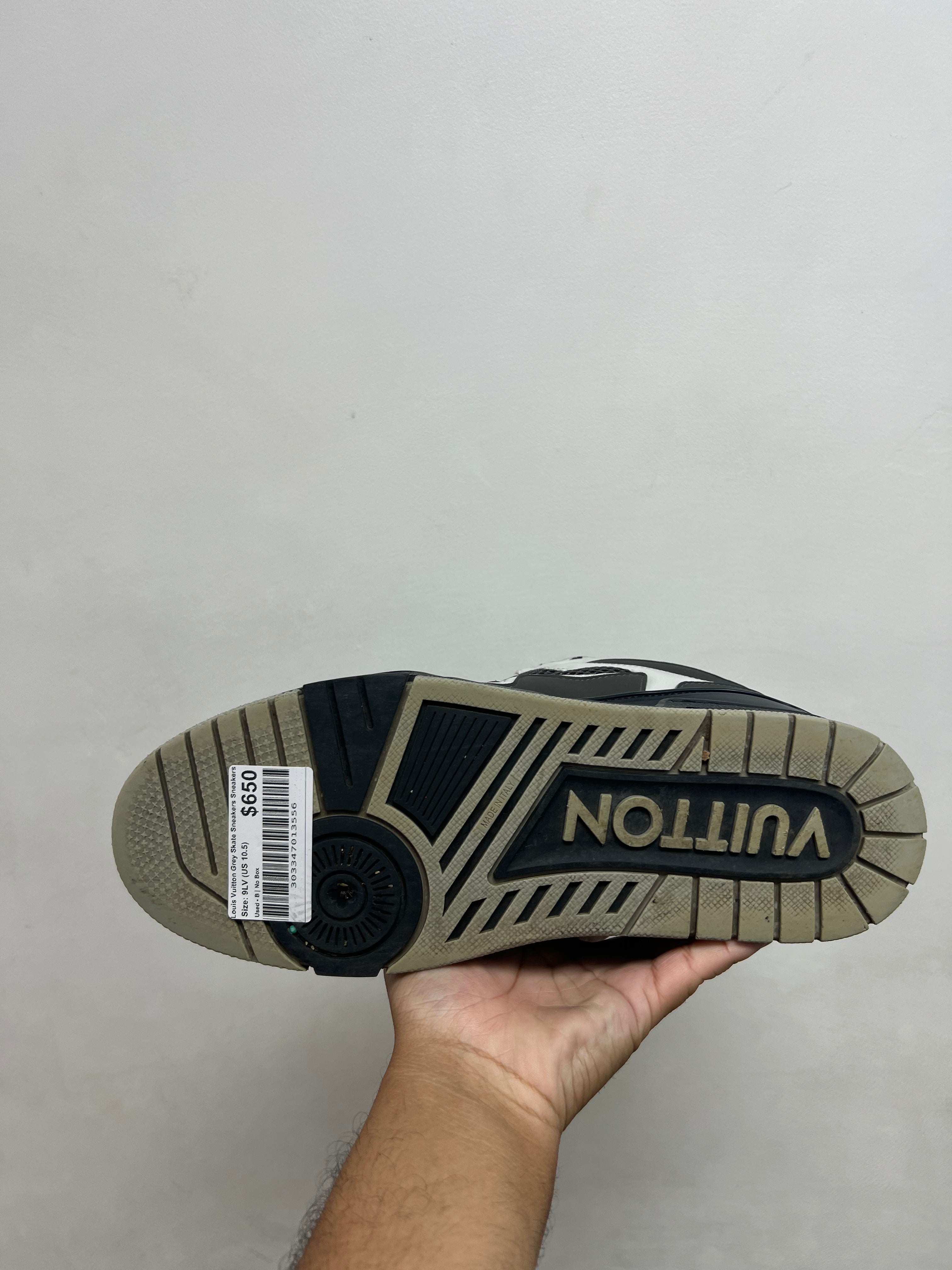Louis Vuitton Grey Skate Sneakers Sneakers