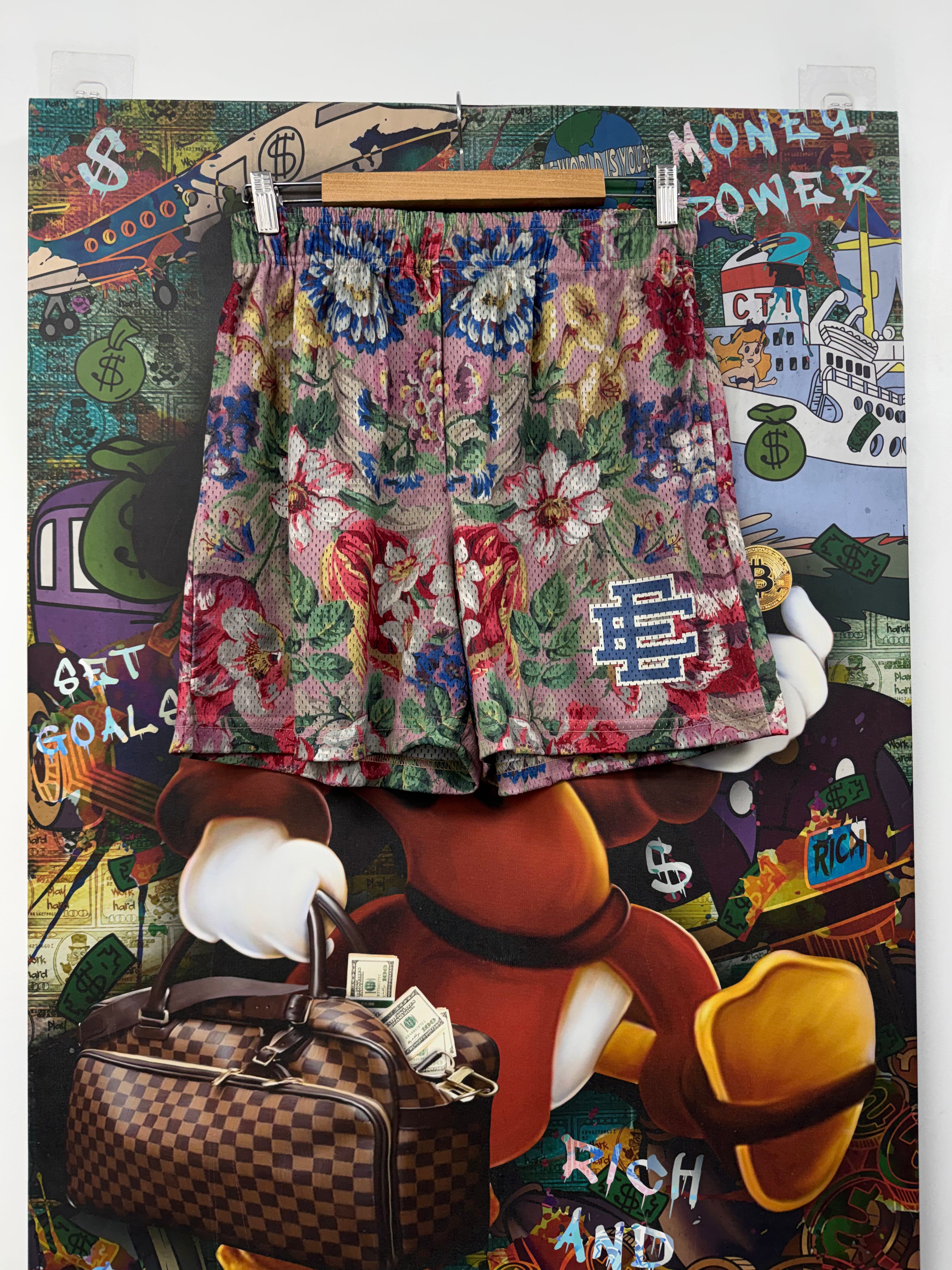 Eric Emanuel Multi Color Floral Shorts