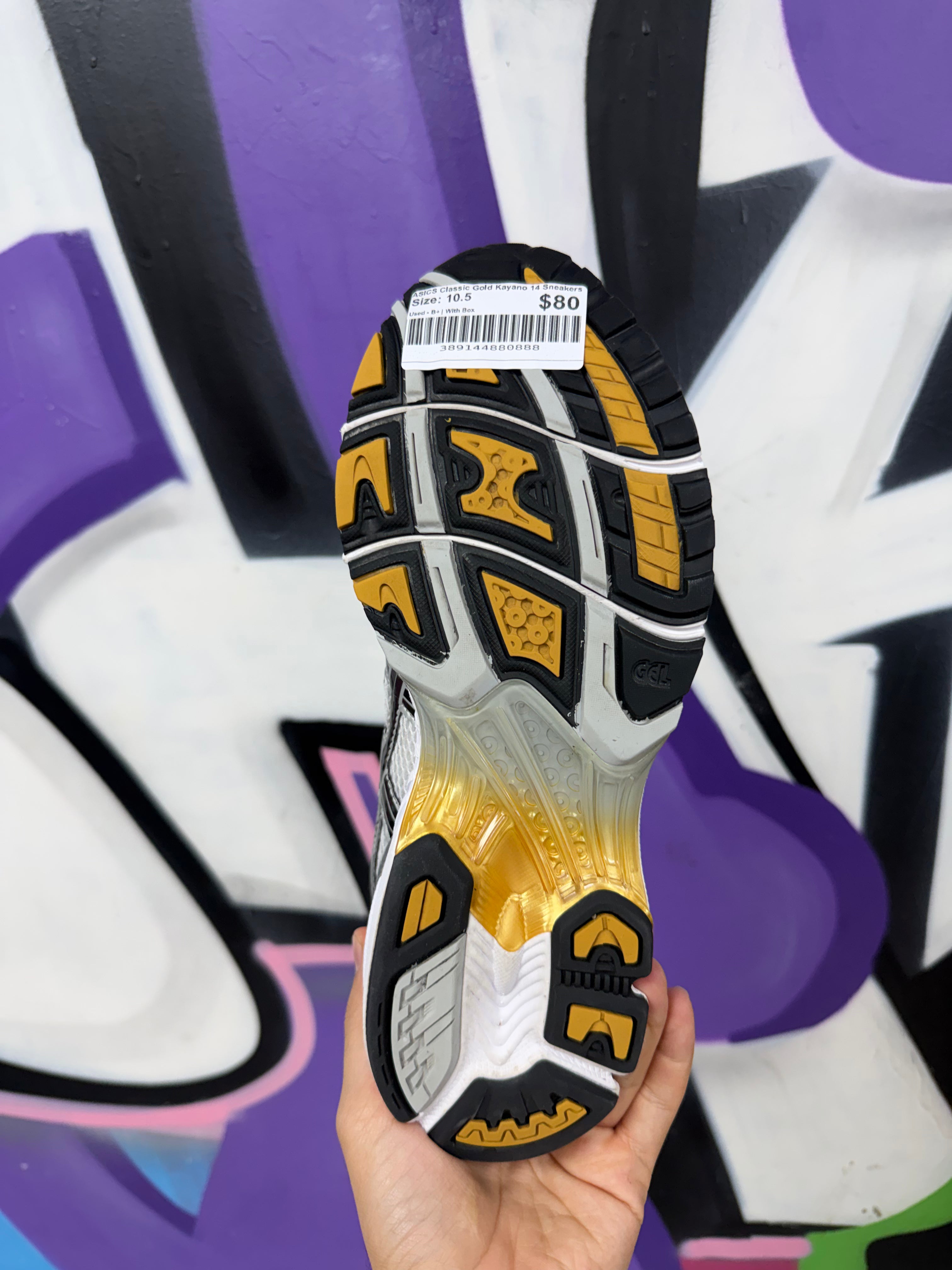 ASICS Classic Gold Kayano 14 Sneakers