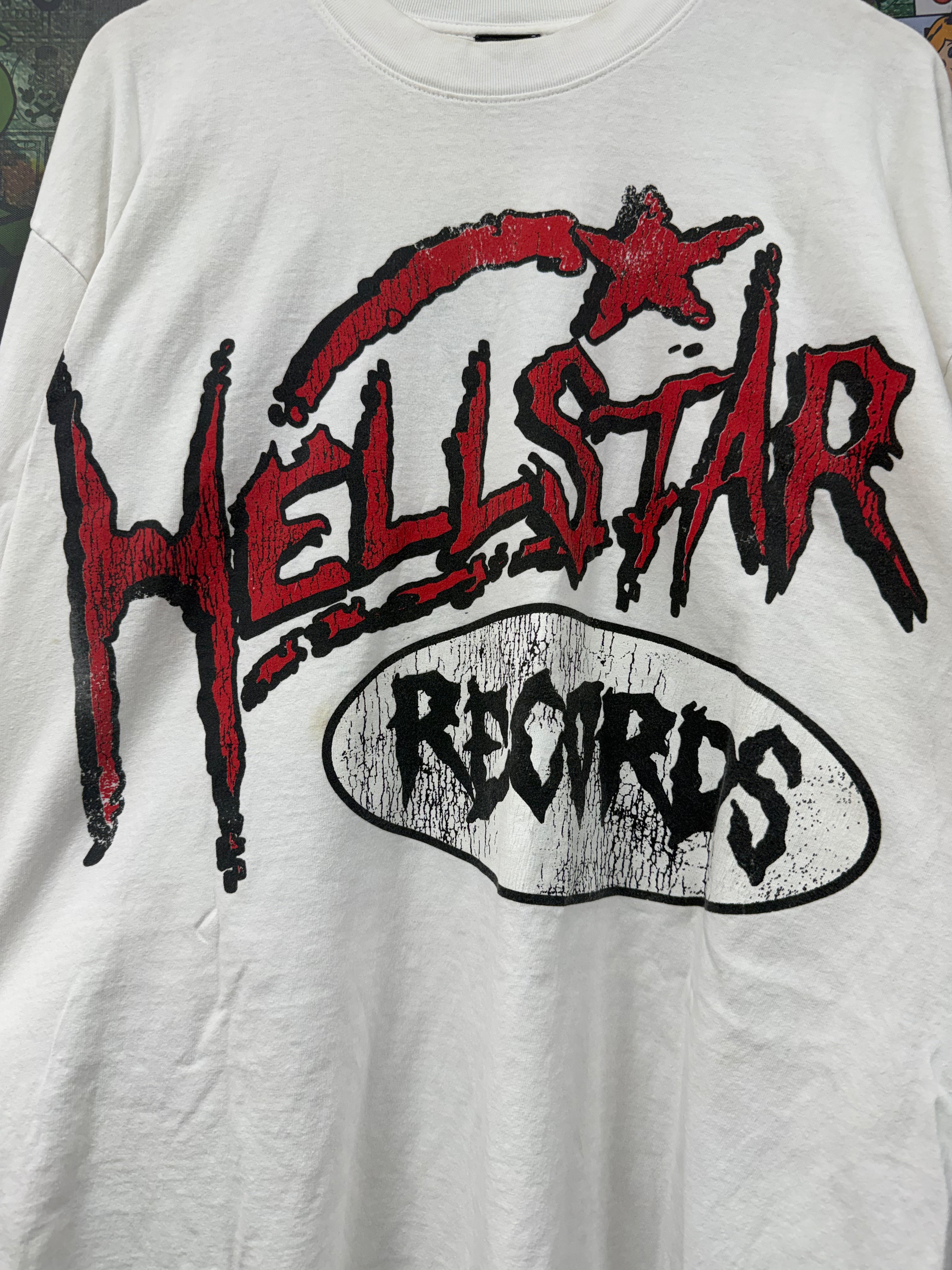 Hellstar White Records Long Sleeve