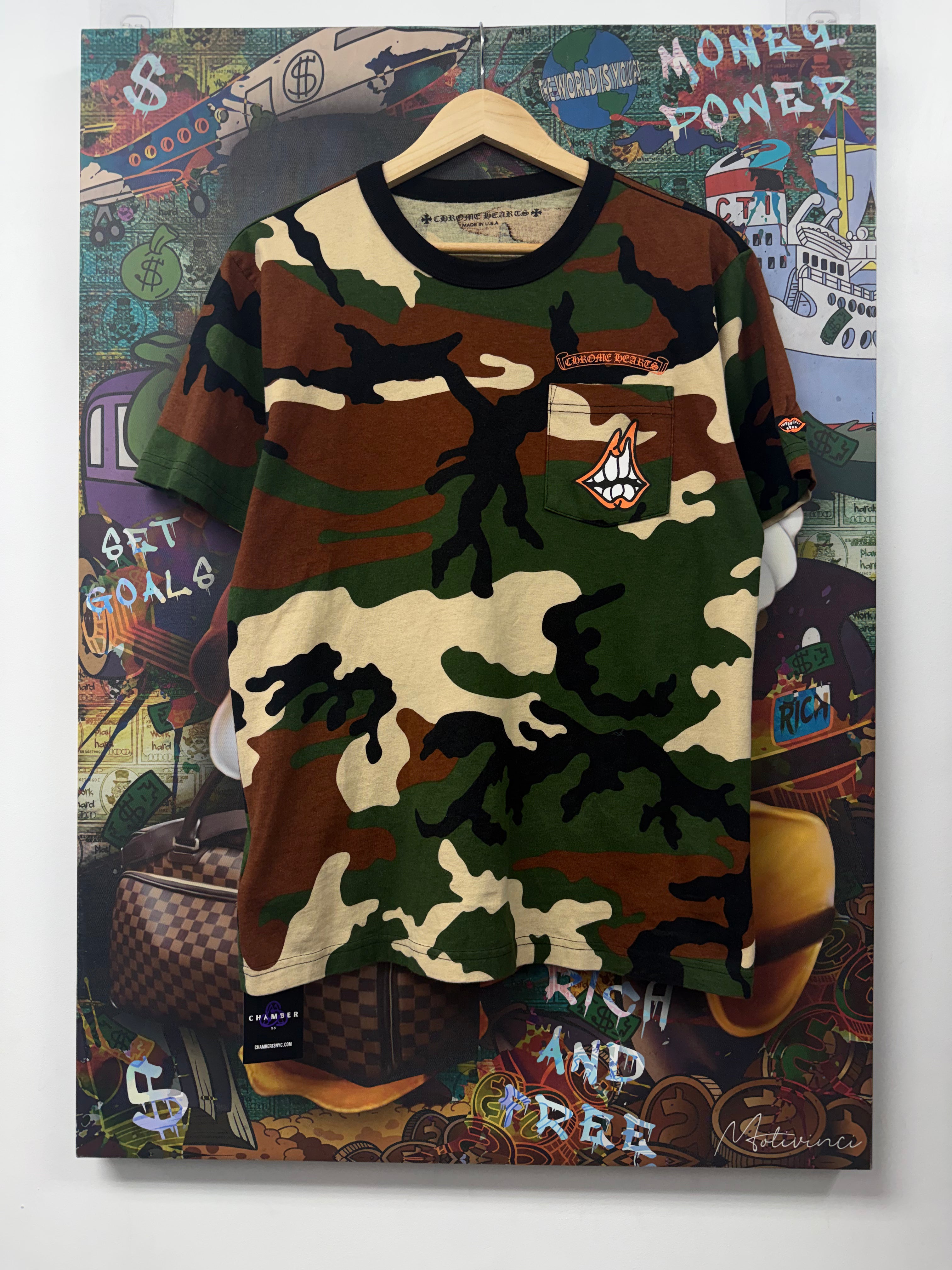 Chrome Hearts Matty Boy Camo Caution Tee
