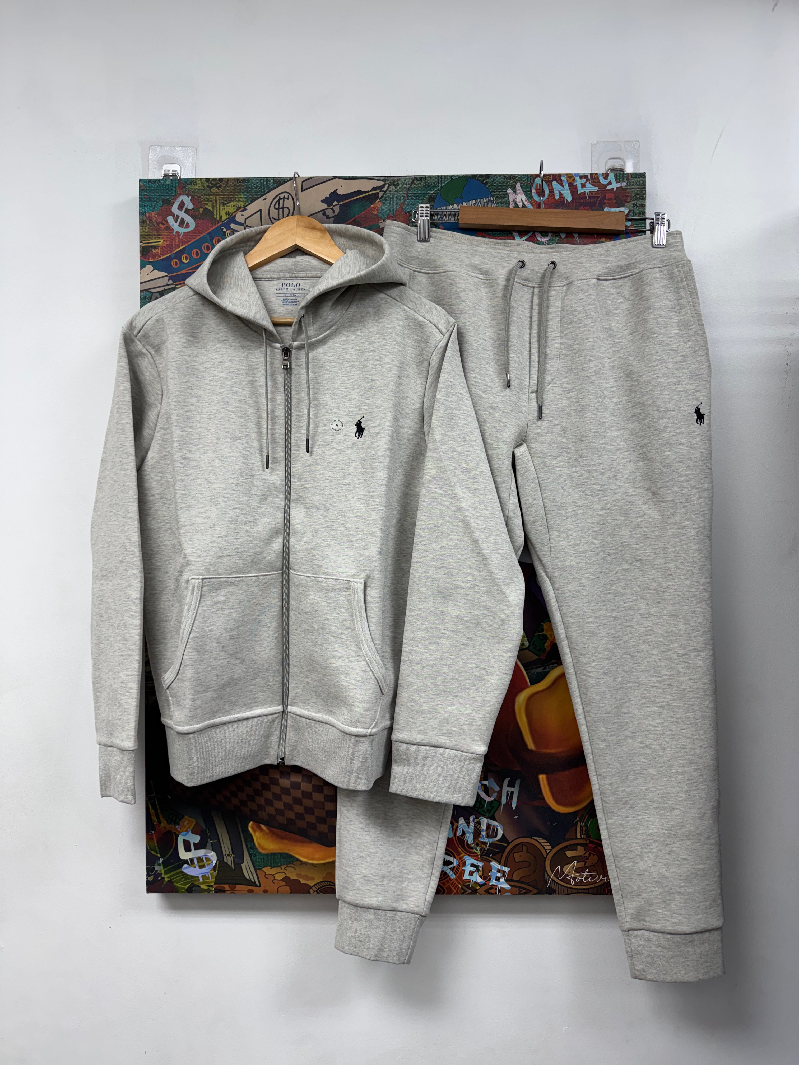 Polo Grey Navy Sweatsuit