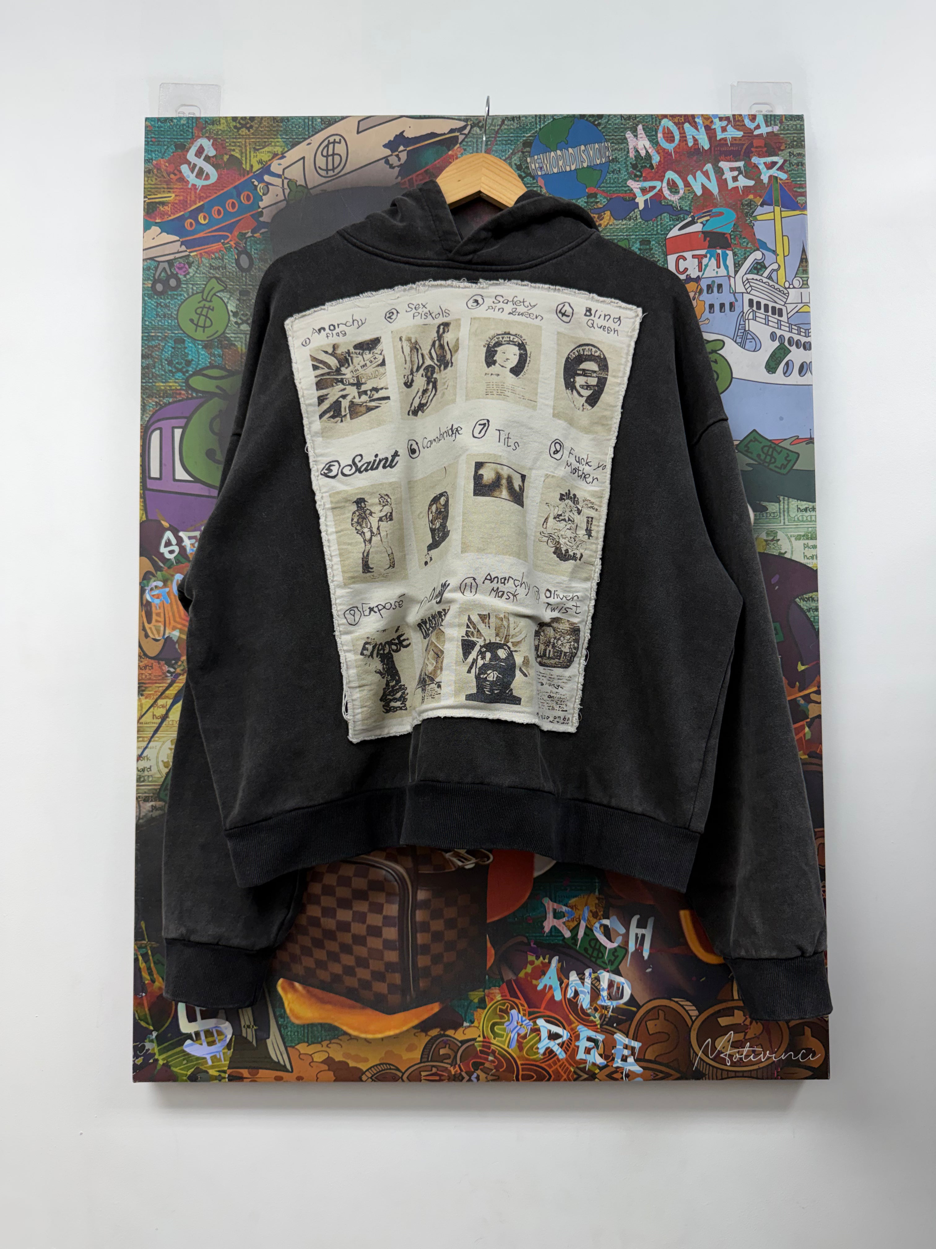 Saint Vanity Black Graphic Hoodie