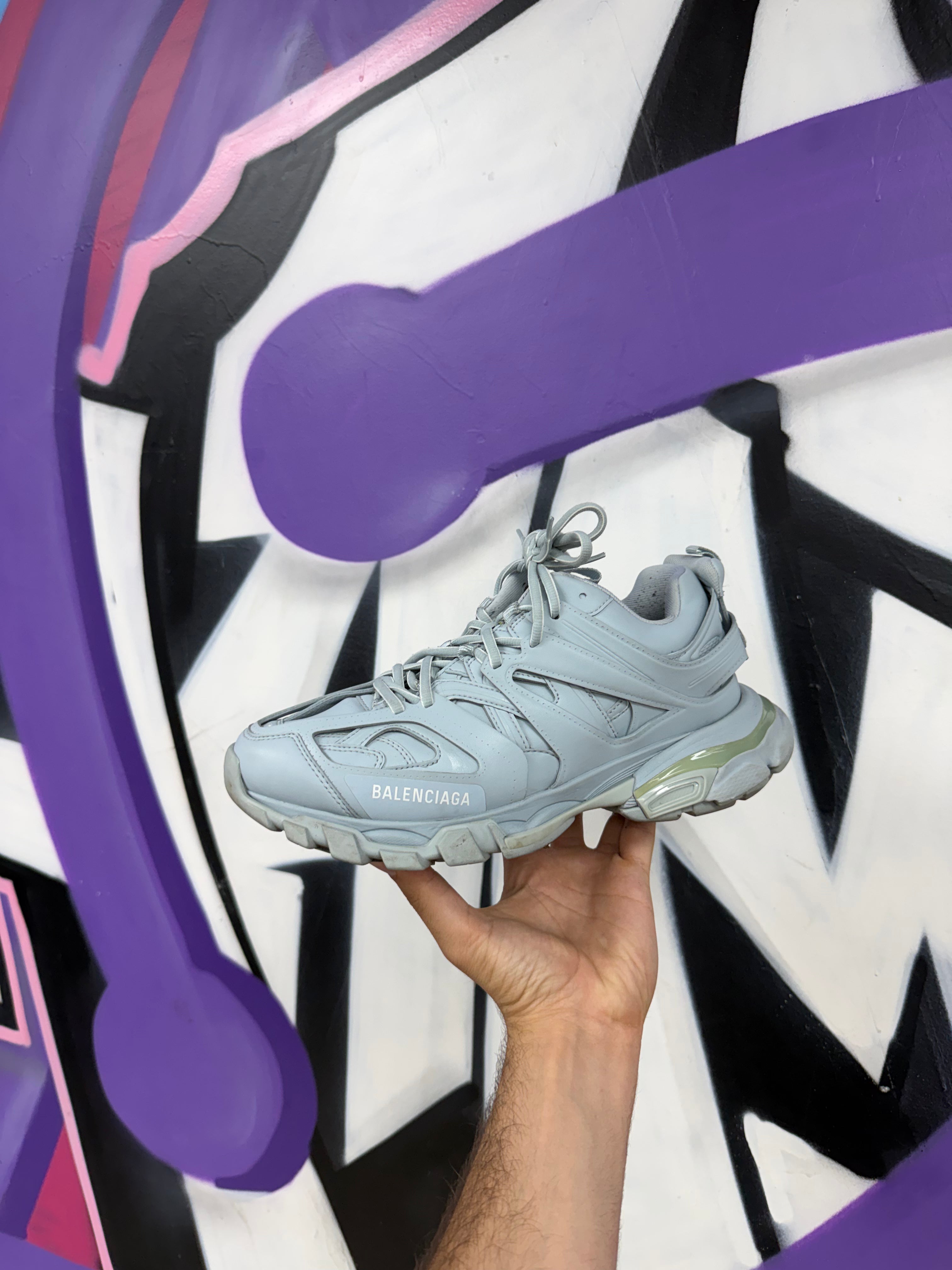 Balenciaga Baby Blue Track Sneakers