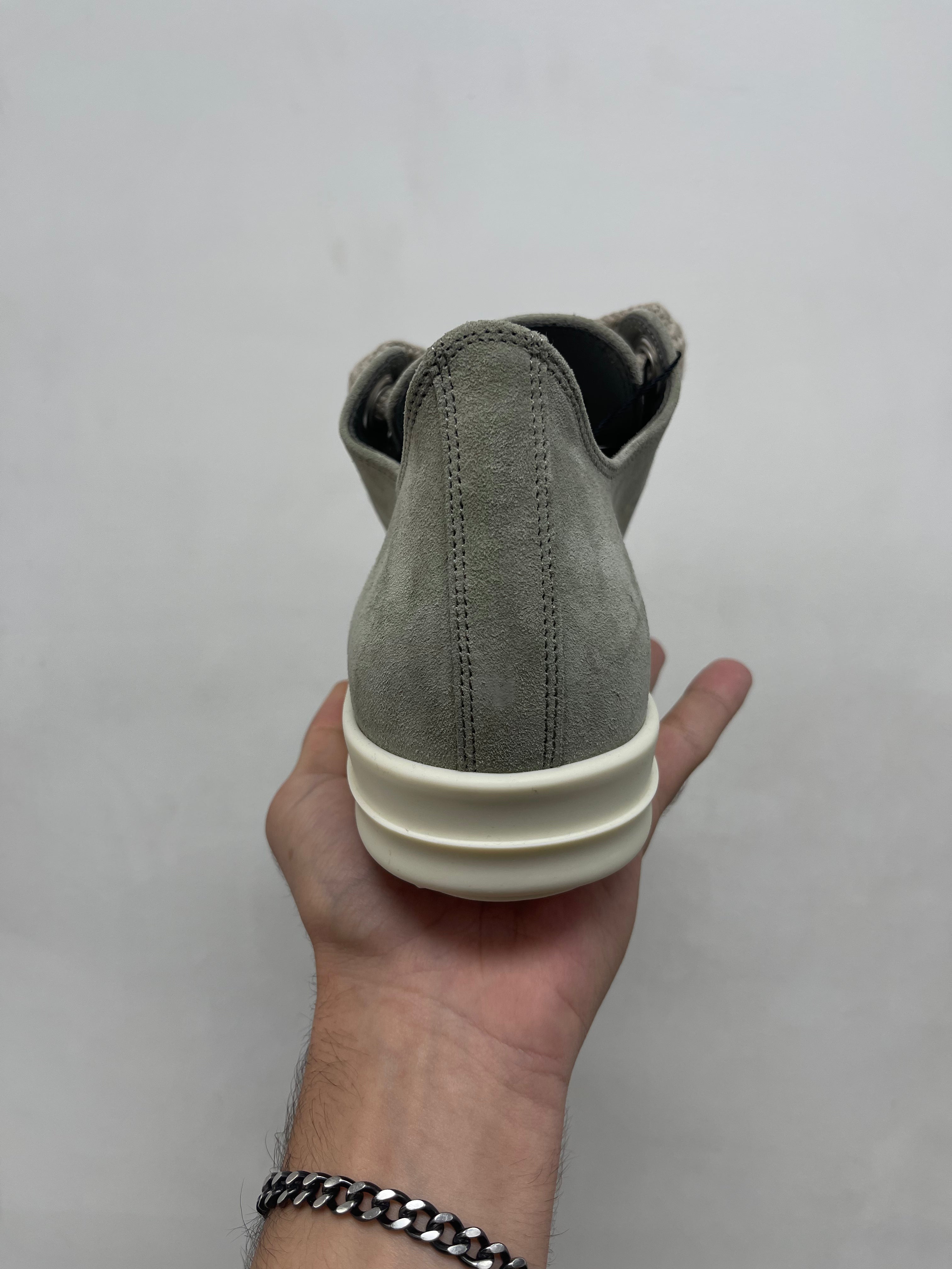 Rick Owens Euca Maineline Jumbo Lace Low Sneakers