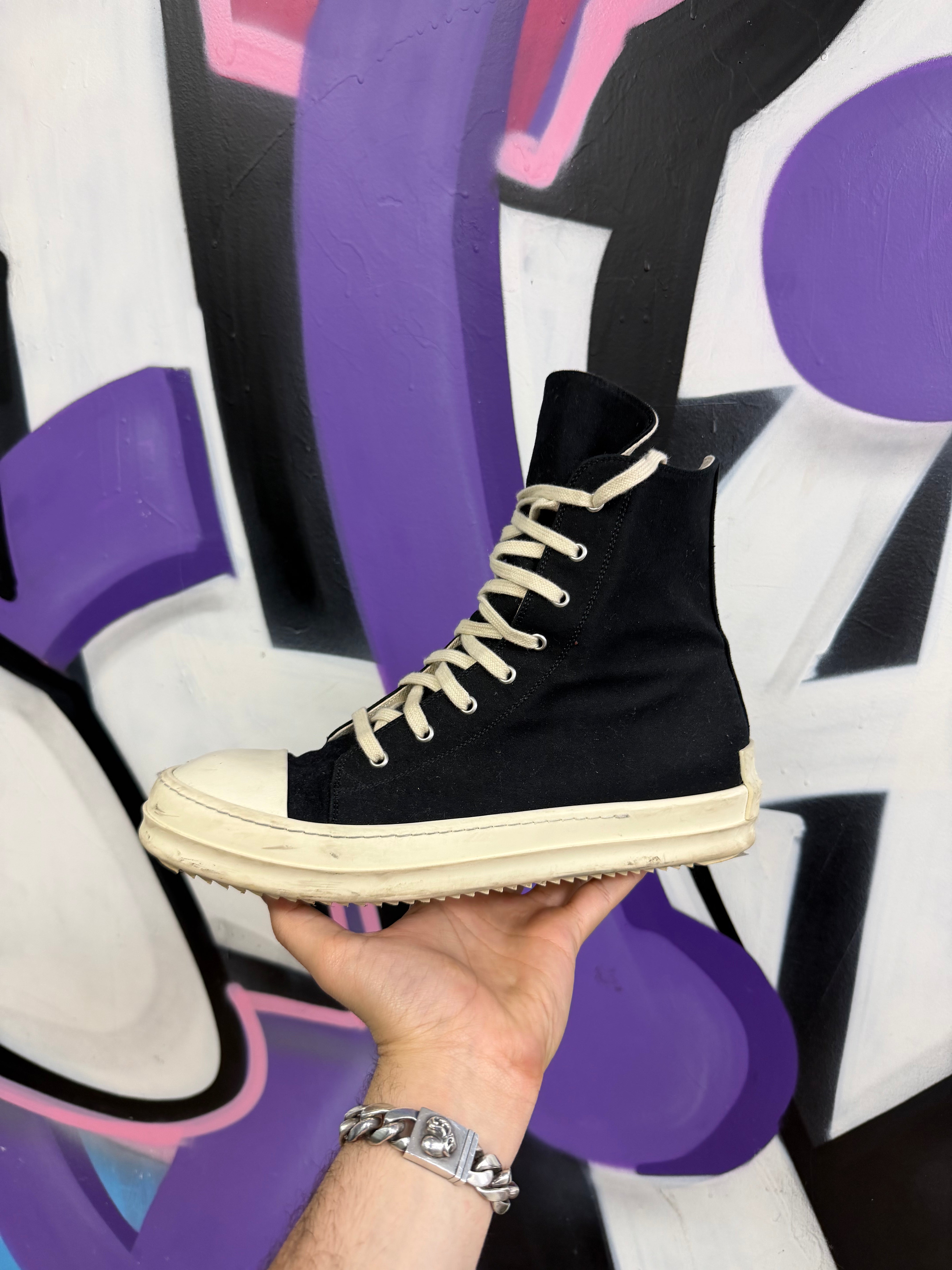 Rick Owens Black DRKSHDW Ramone Sneakers