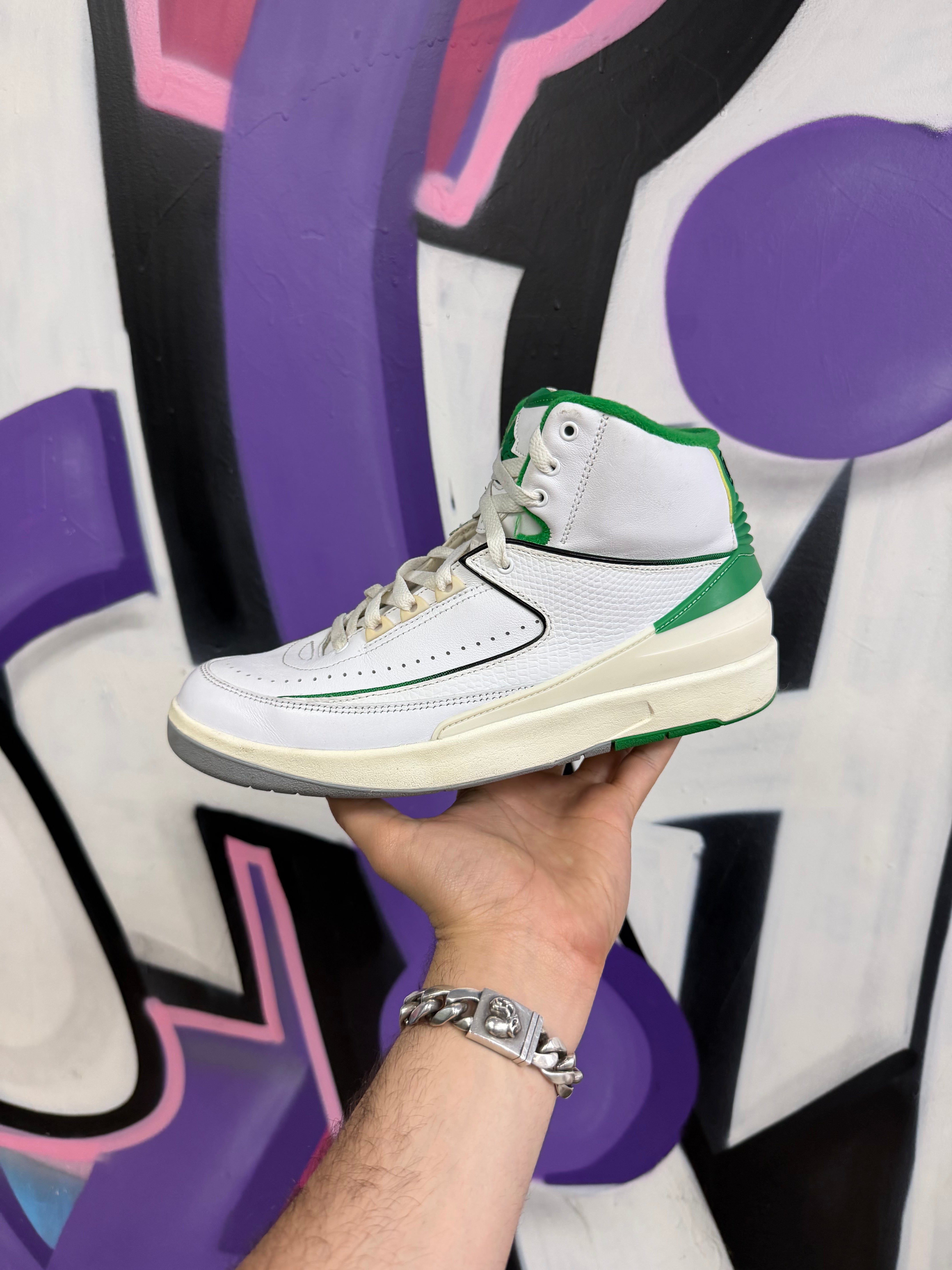 Jordan 2 Lucky Green Sneakers