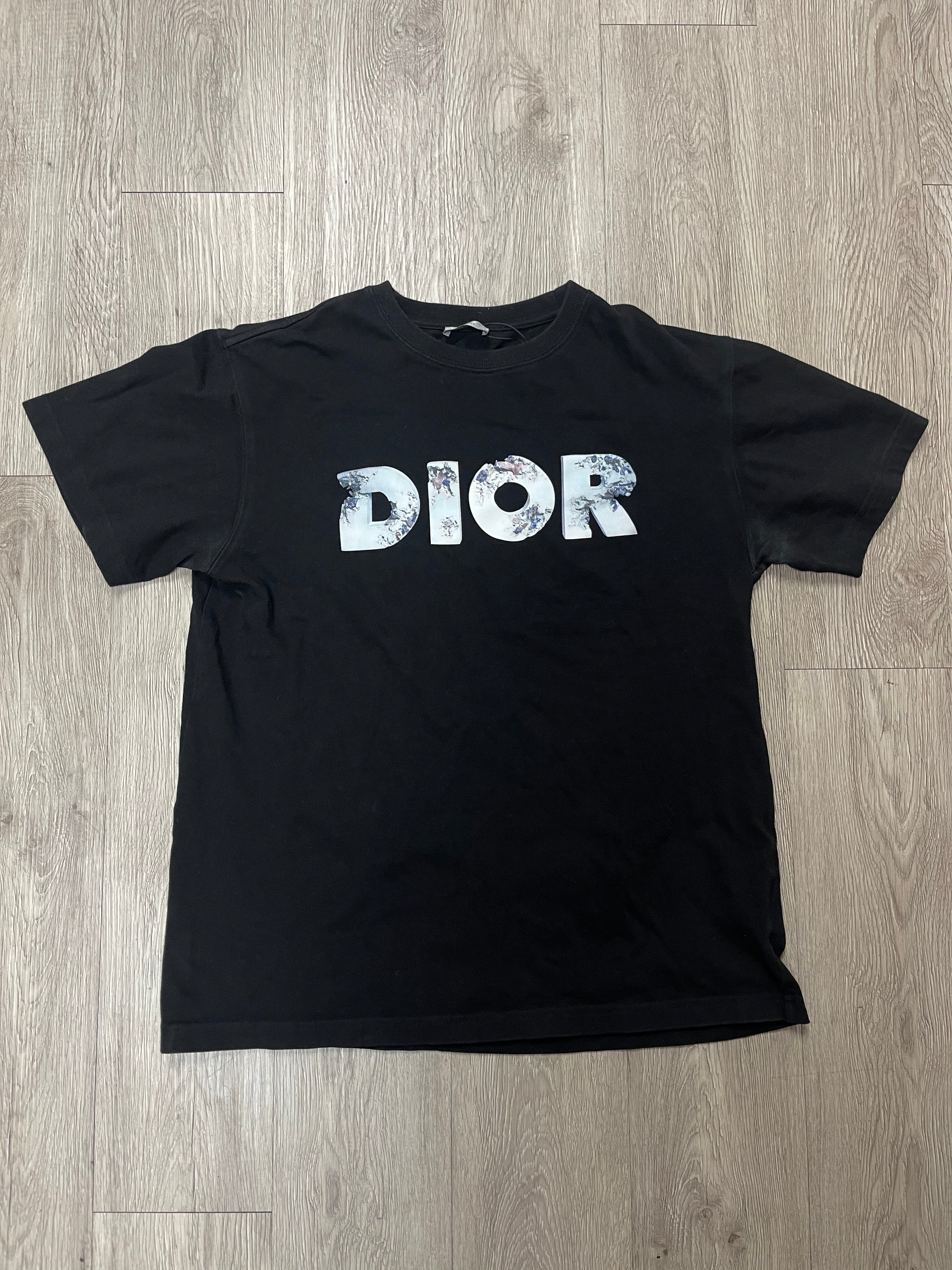 Dior Black Daniel Arsham Ice Tee