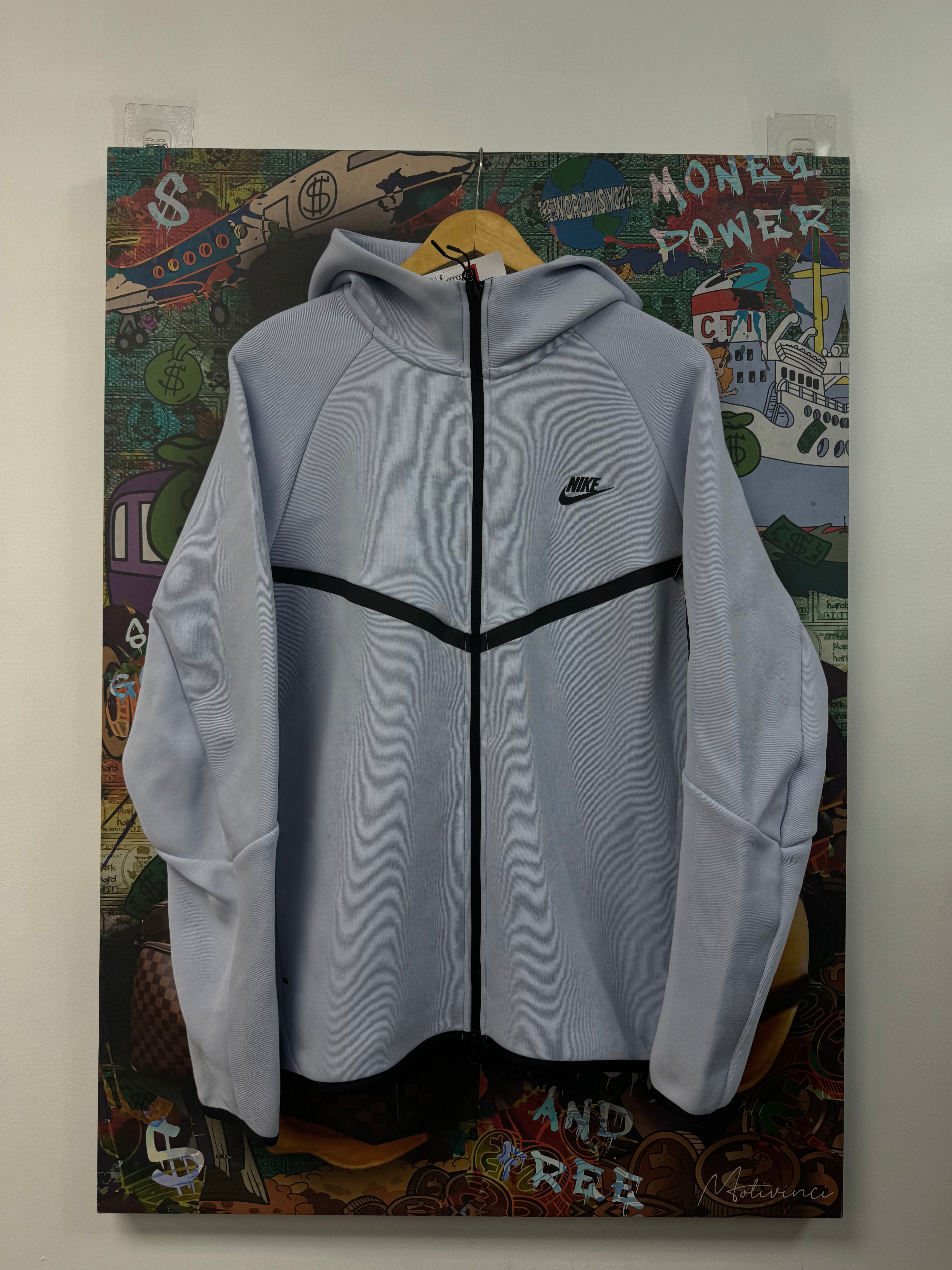 Nike Powder Blue Tech Hoodie
