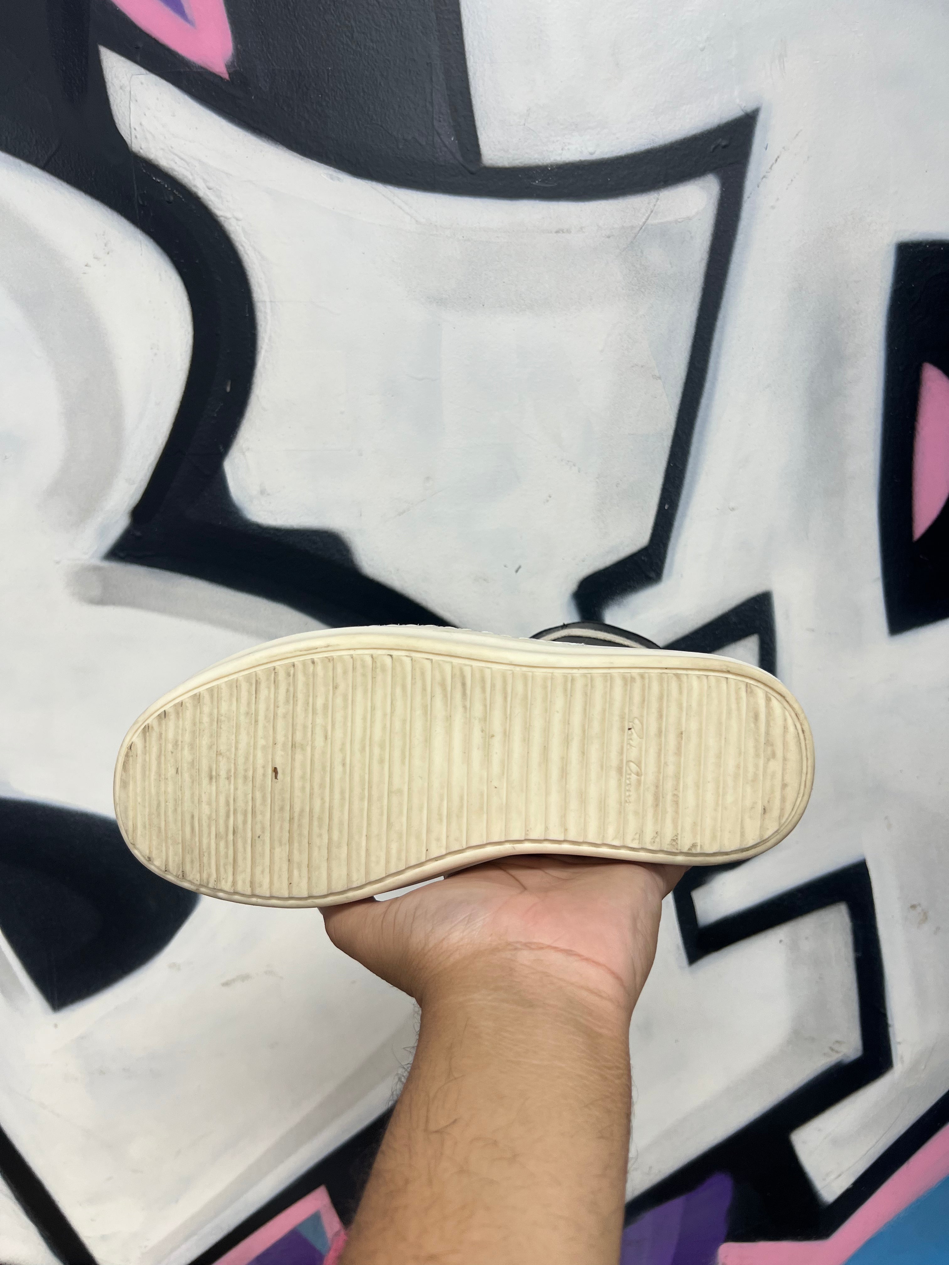 Rick Owens Black Mainline Hi Sneakers