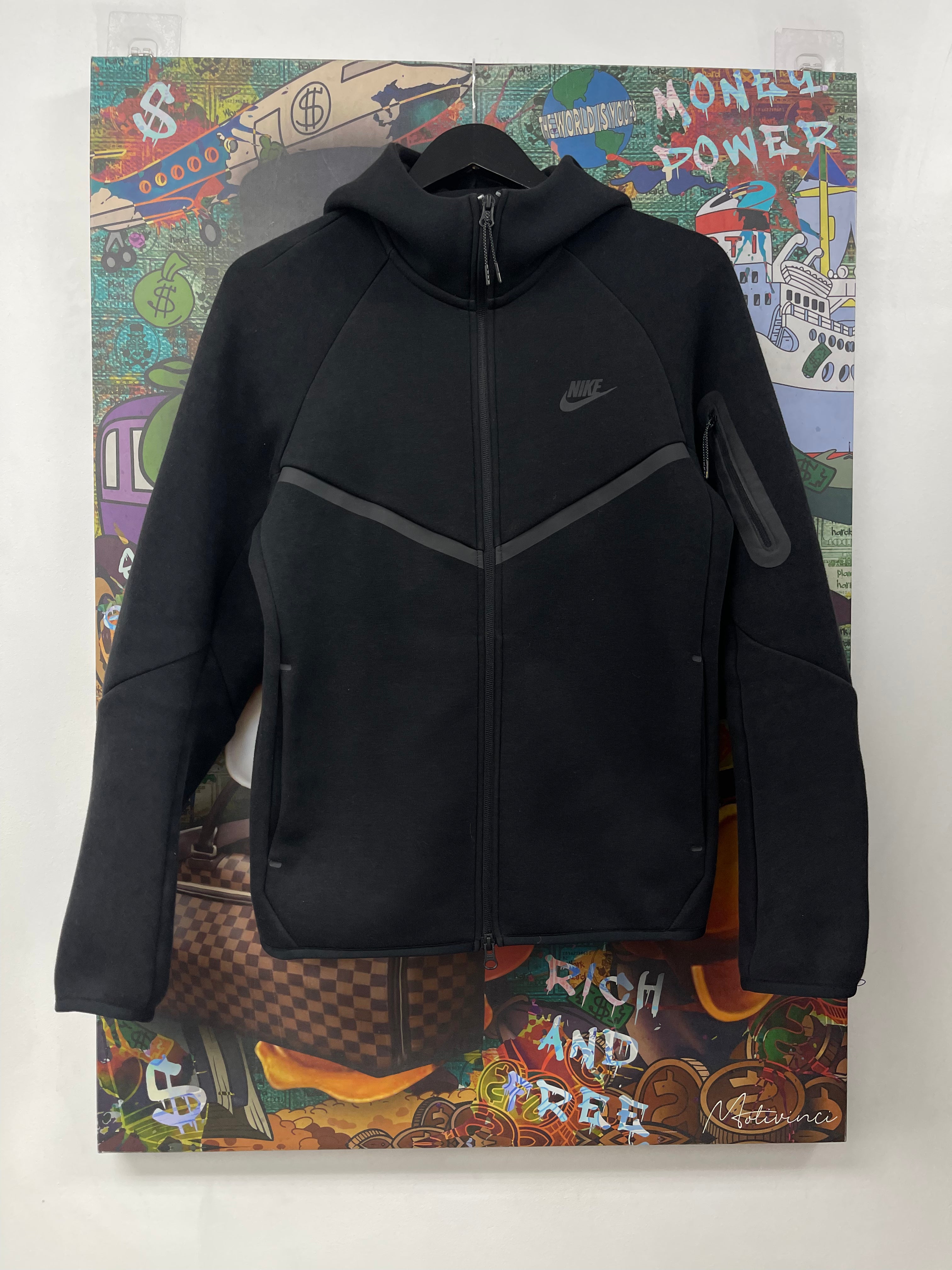 Nike Black Tech Zip Up