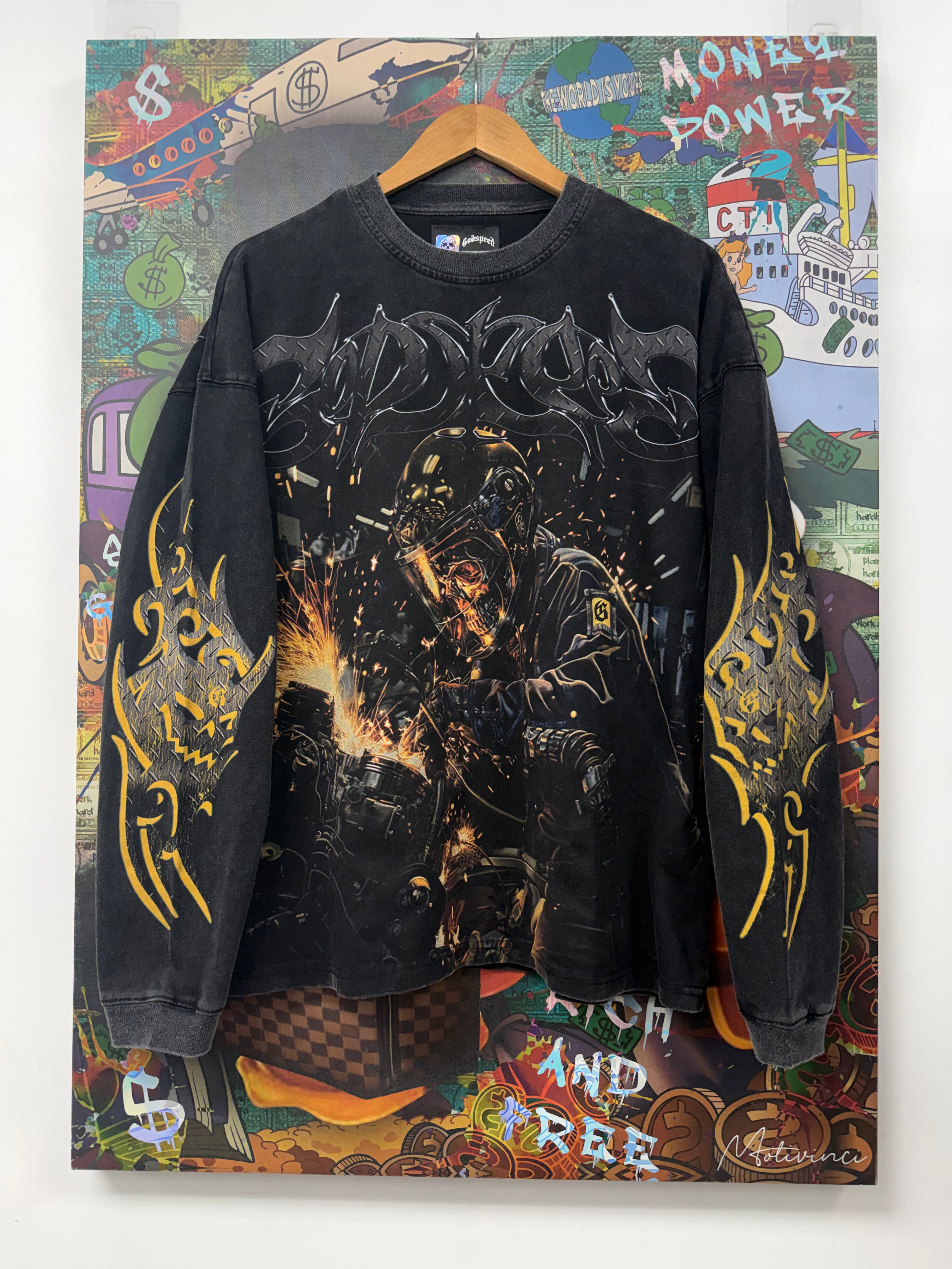 Godspeed Black Steel Sharpens Long Sleeve