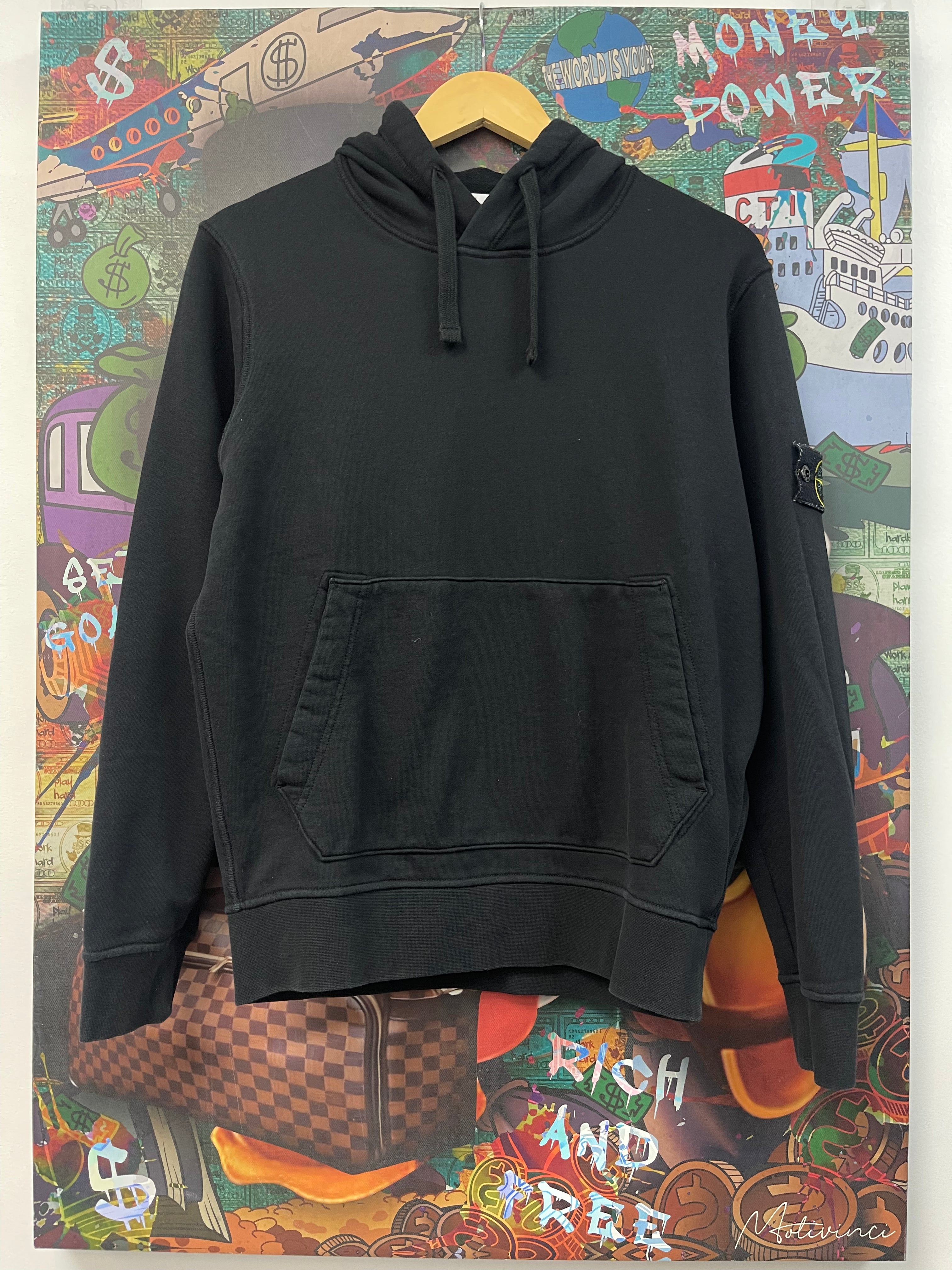 Stone Island Black Hoodie