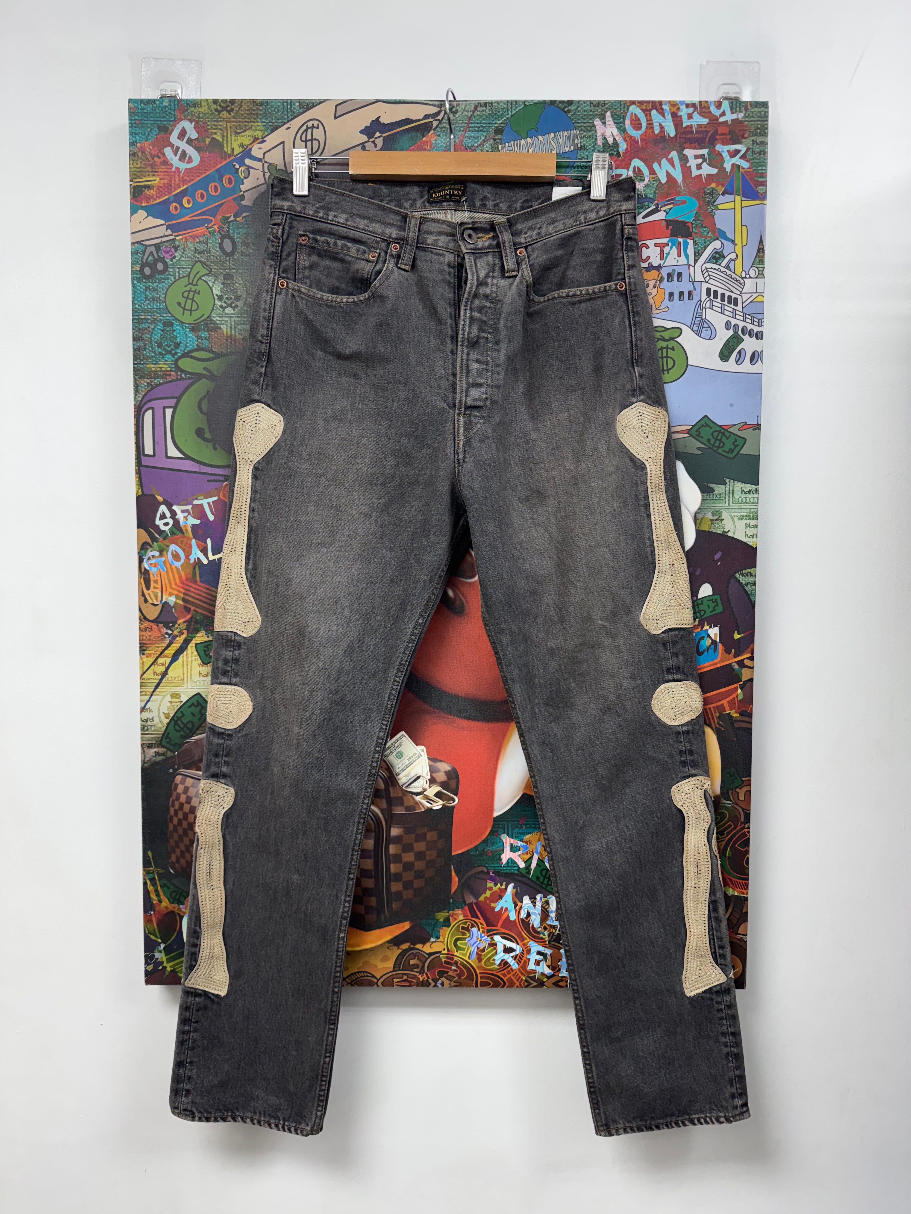Kapital Grey Bone Jeans