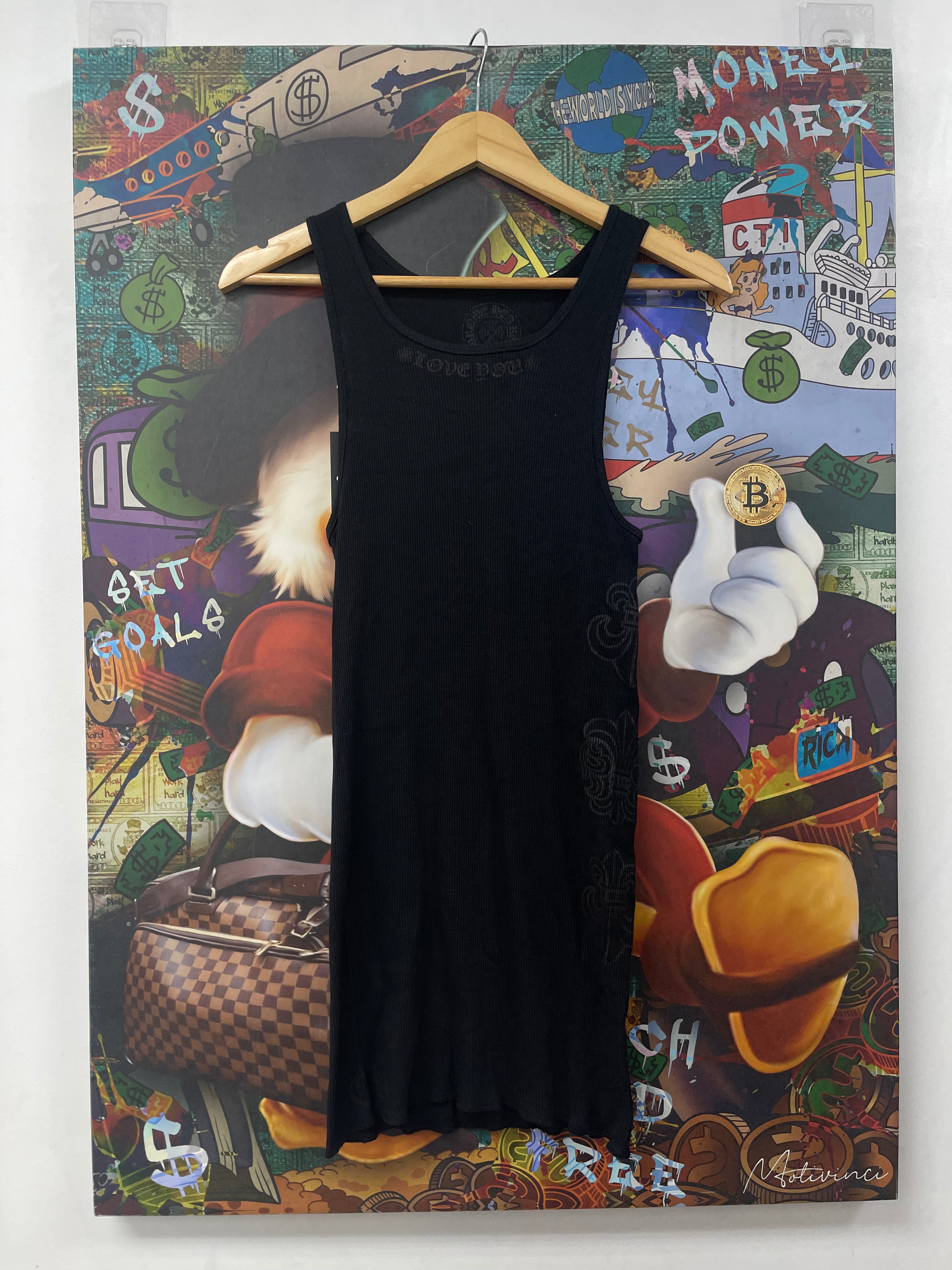 Chrome Hearts Black Cannes Exclusive Tank Dress