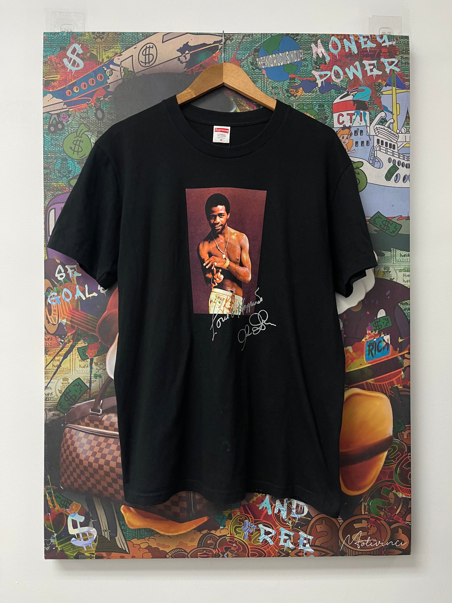 Supreme Tee Black Al Green Used
