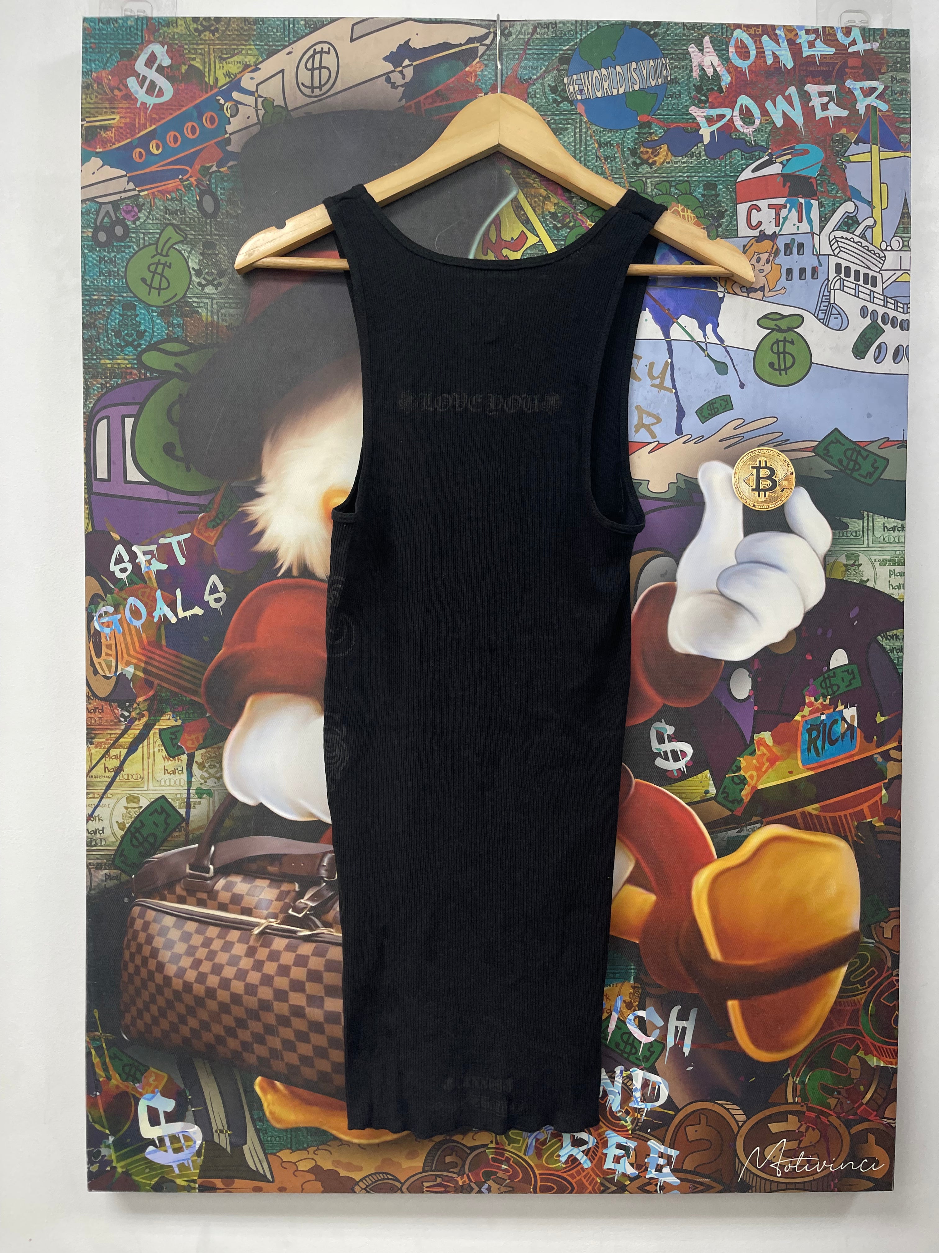 Chrome Hearts Black Cannes Exclusive Tank Dress