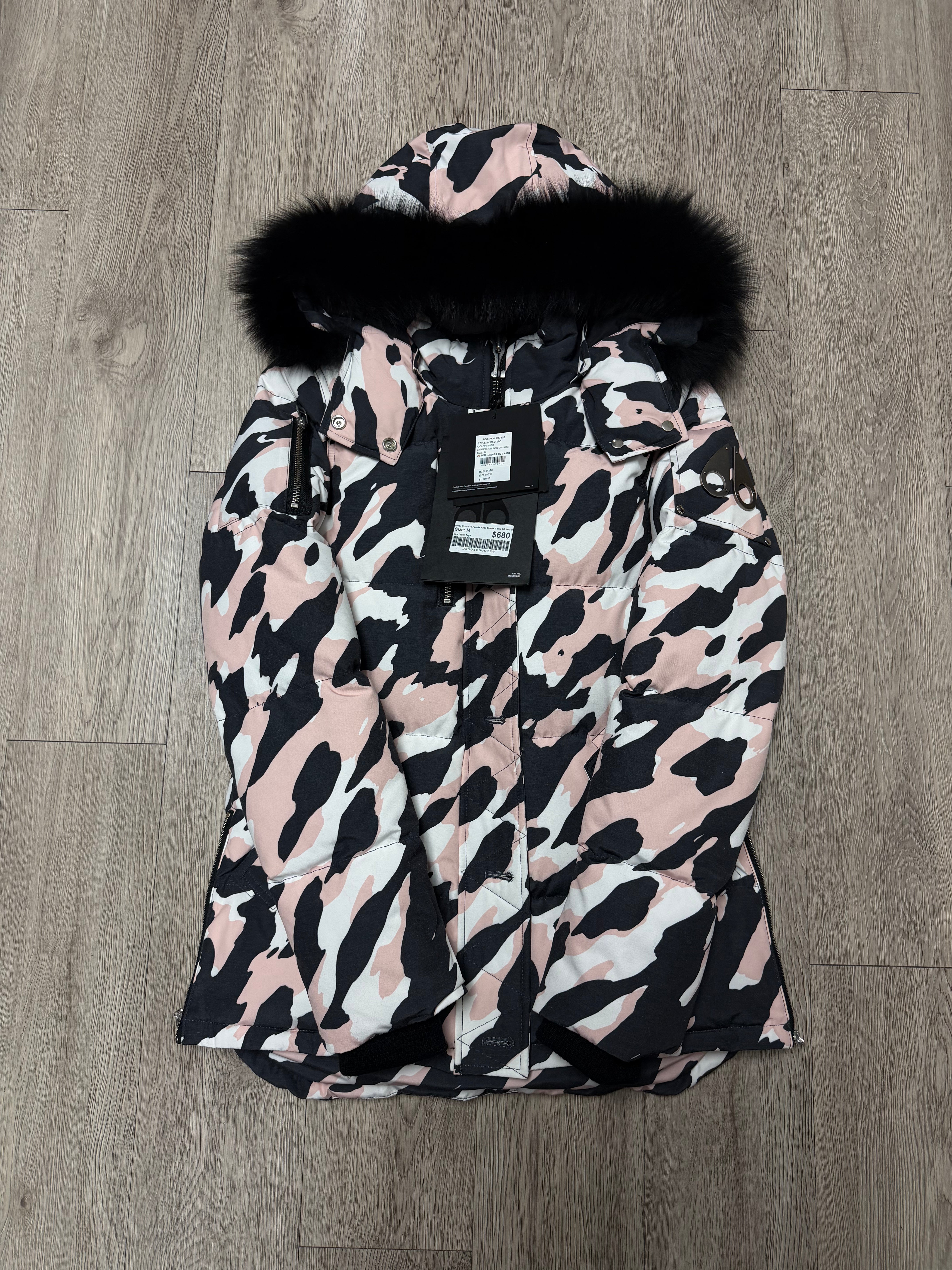 Moose Knuckles Female Rose Smoke Camo 3Q Jacket