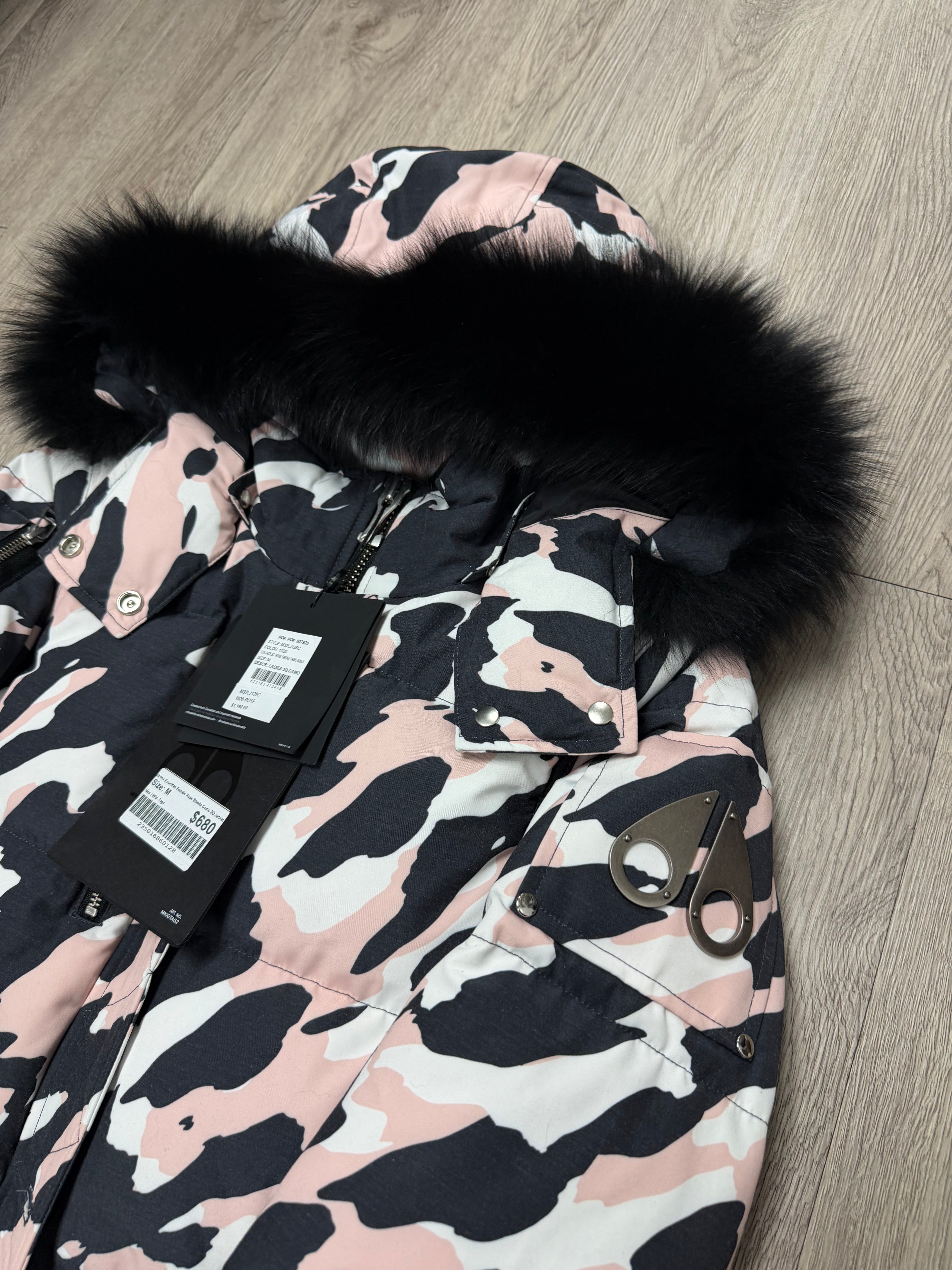 Moose Knuckles Female Rose Smoke Camo 3Q Jacket