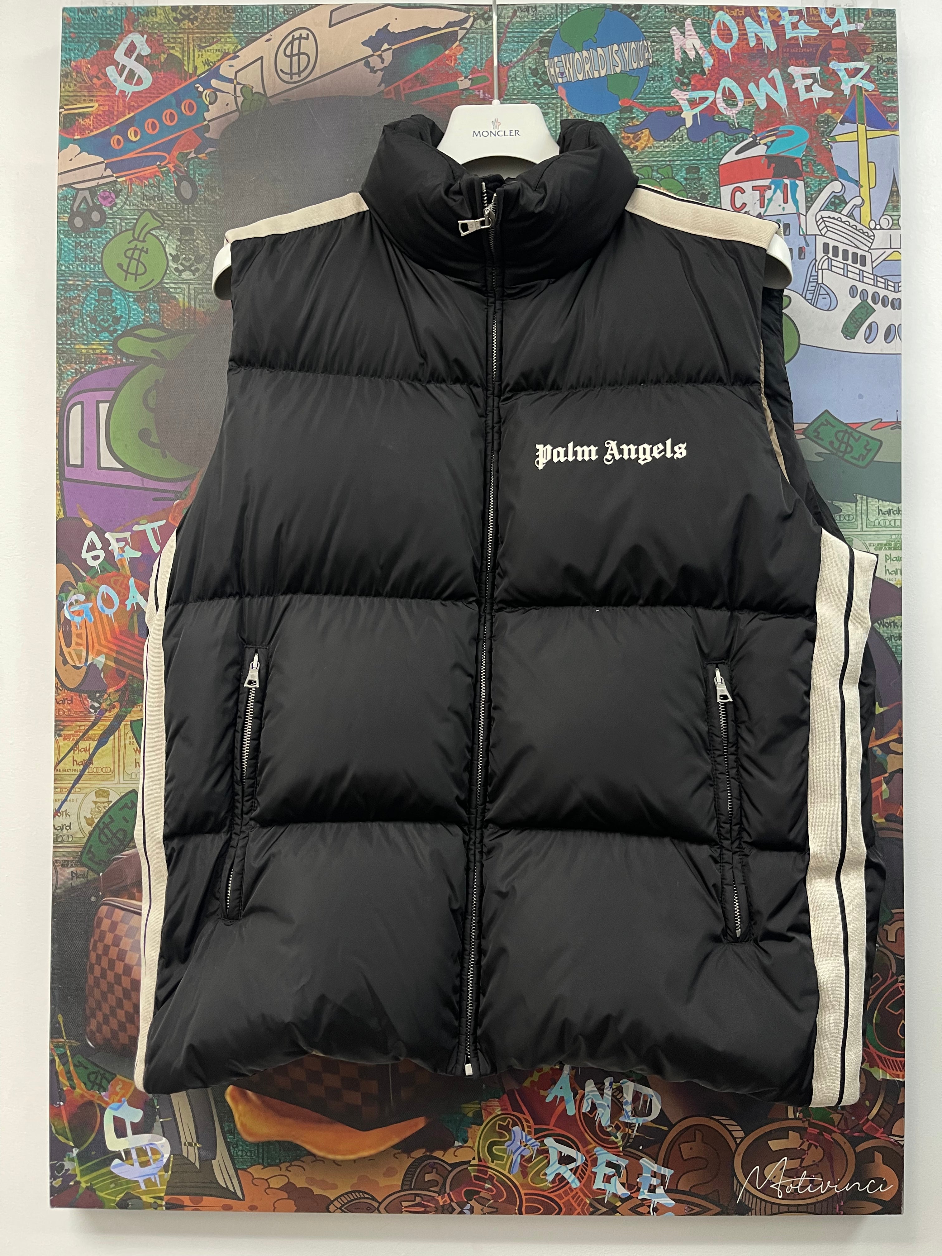 Moncler Black White Moncler Vest