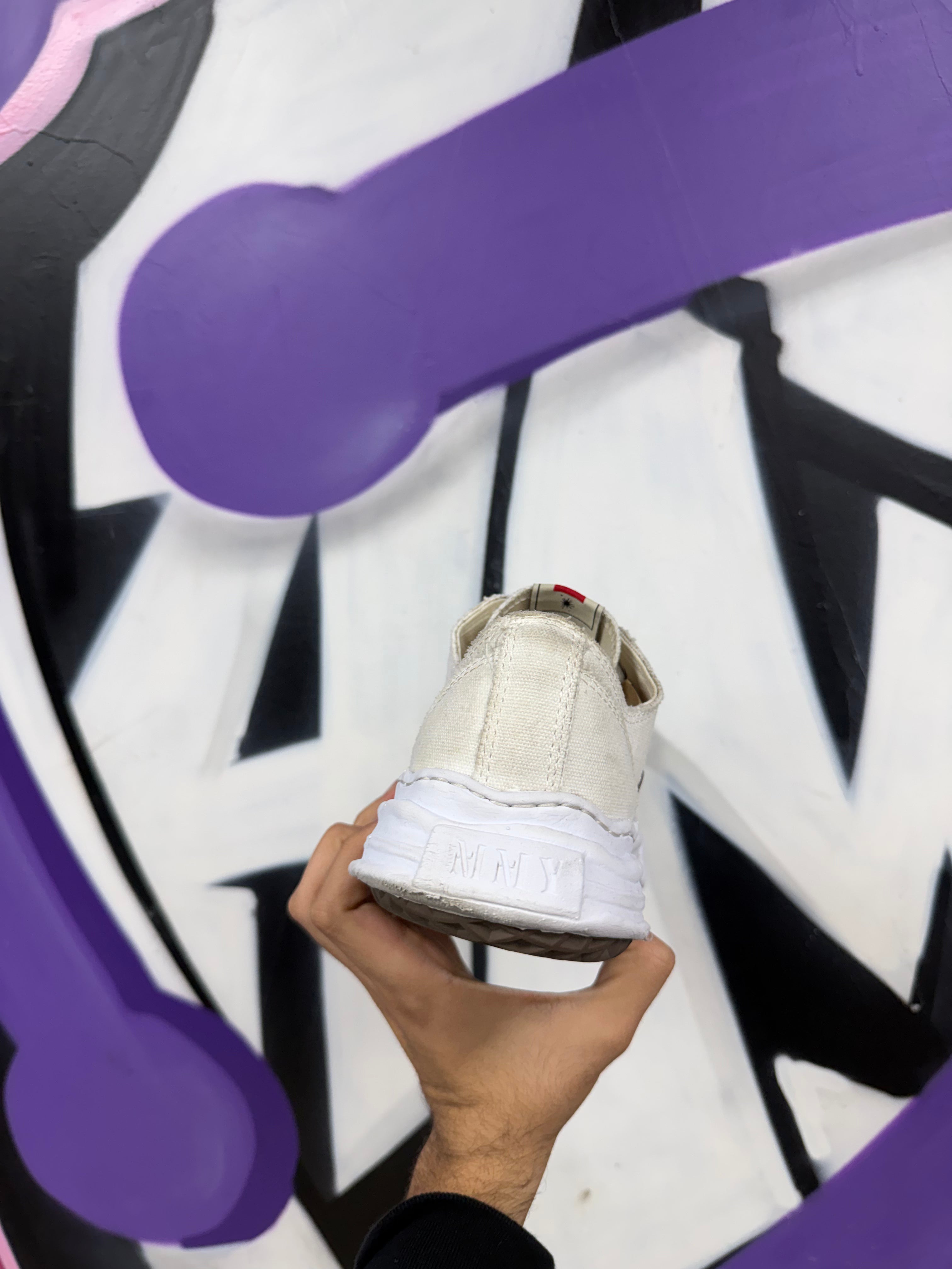 MMY White Low Sneakers