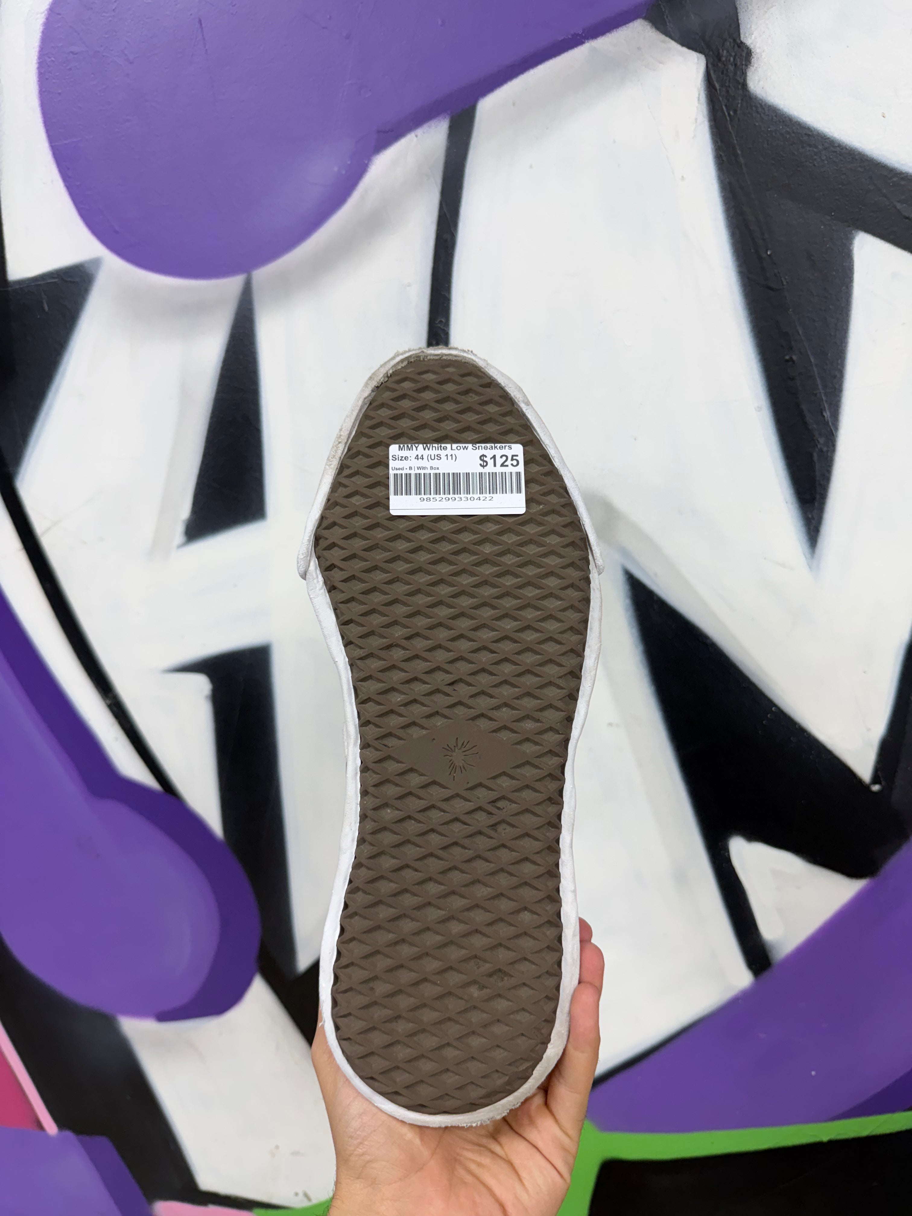 MMY White Low Sneakers