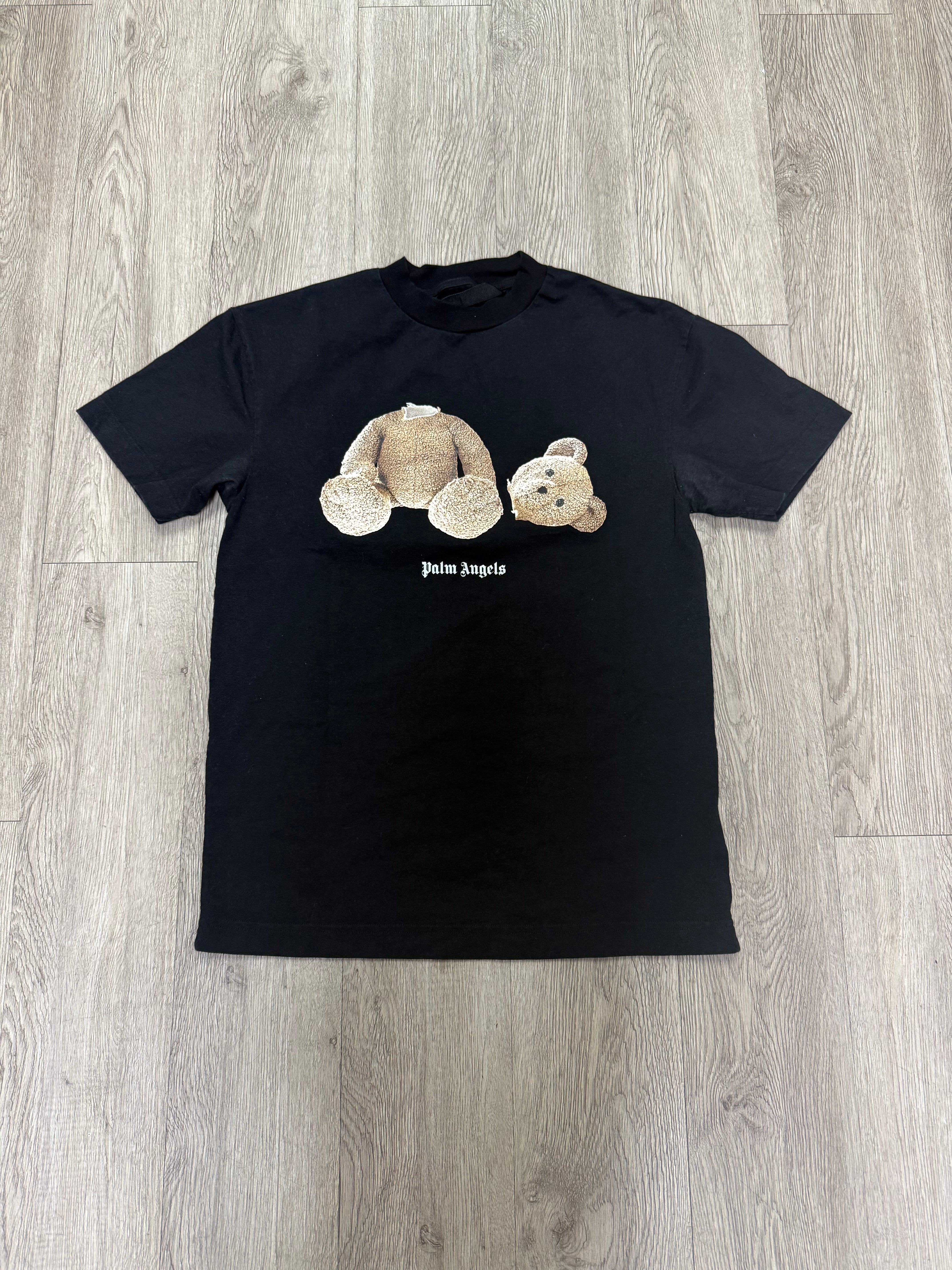 Palm Angels Black Teddy Bear Tee