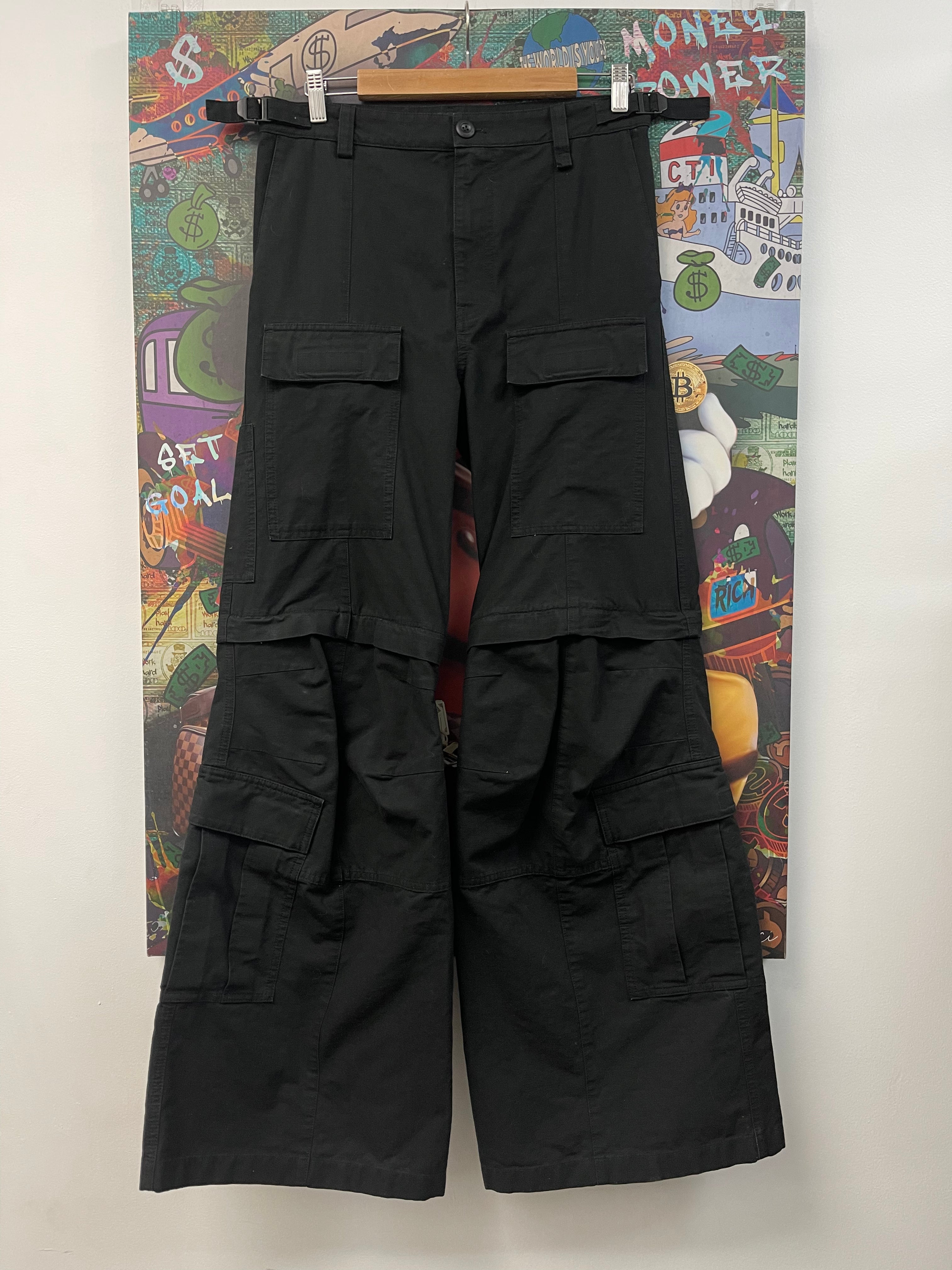 Balenciaga Black Cargo Pants
