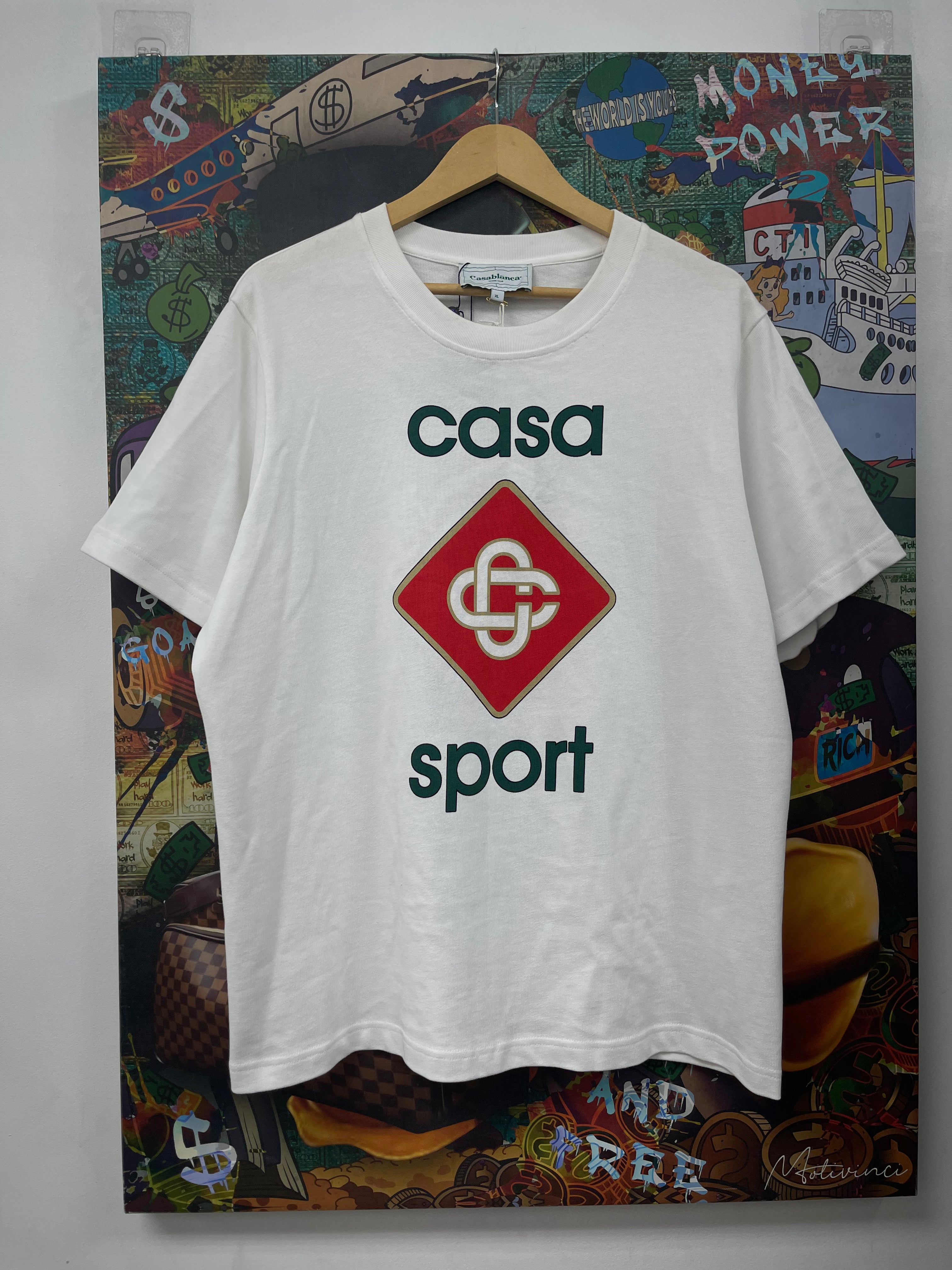Casablanca White Casa Sport Tee