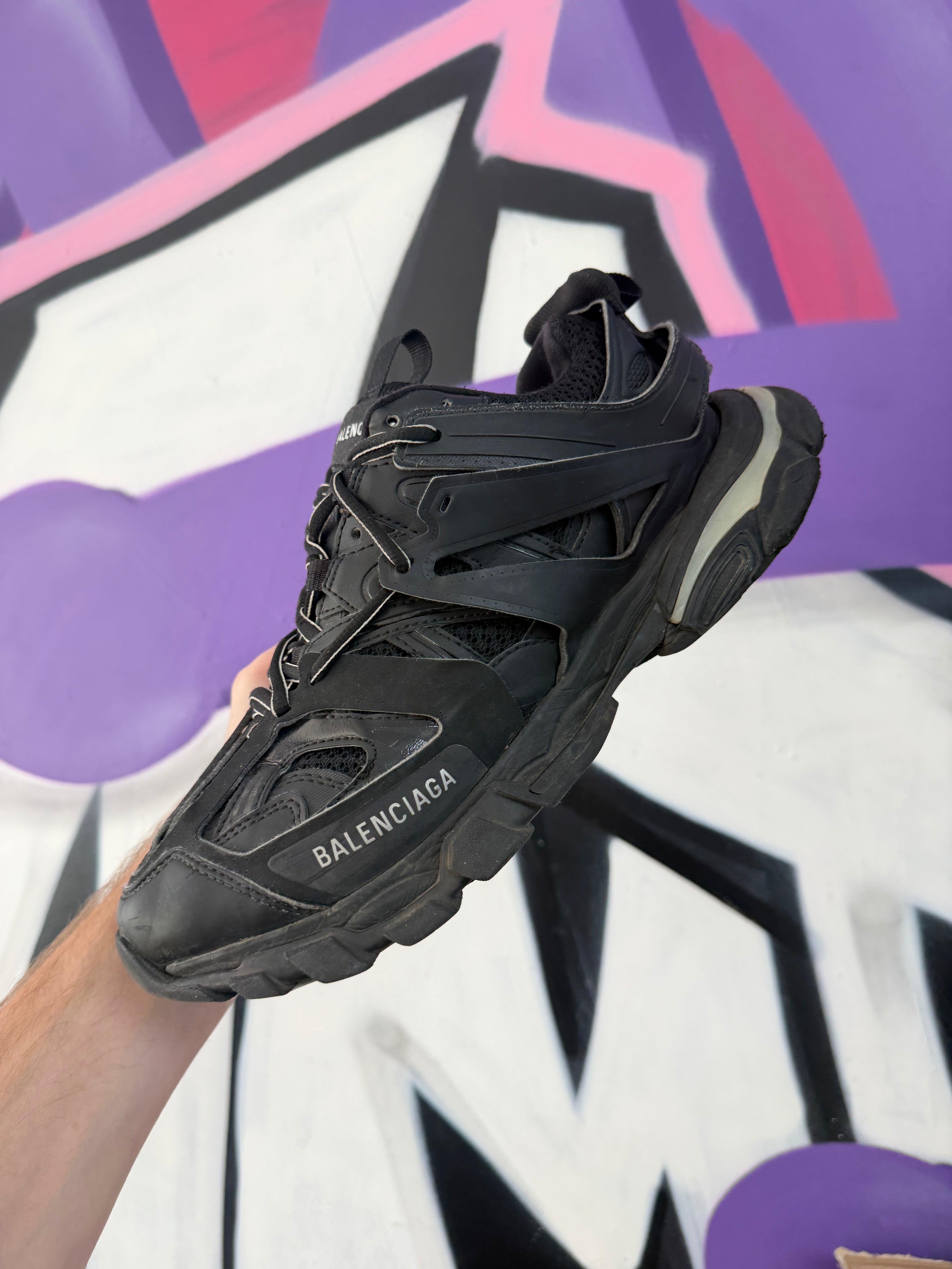 Balenciaga Black Track Sneakers