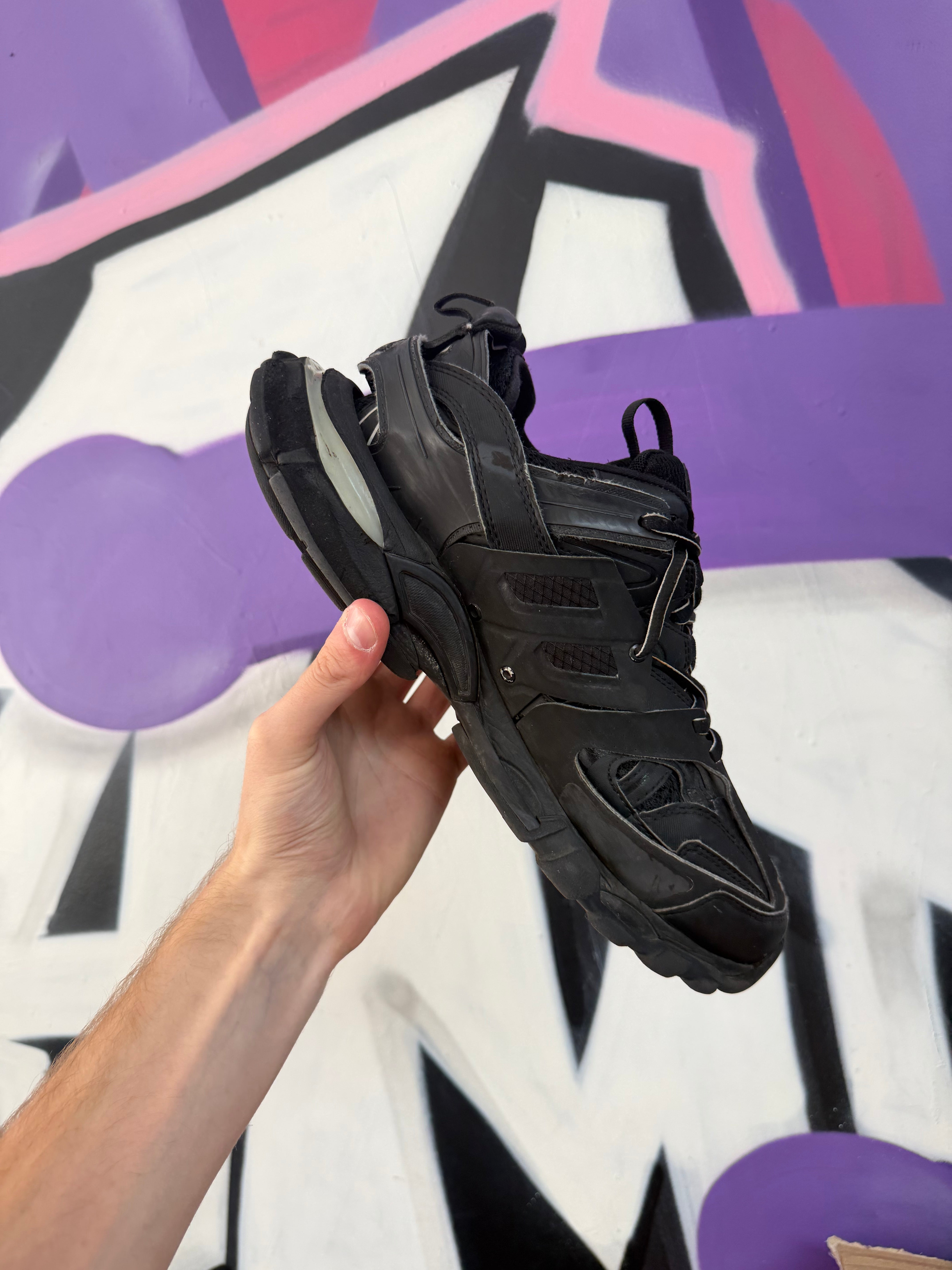 Balenciaga Black Track Sneakers