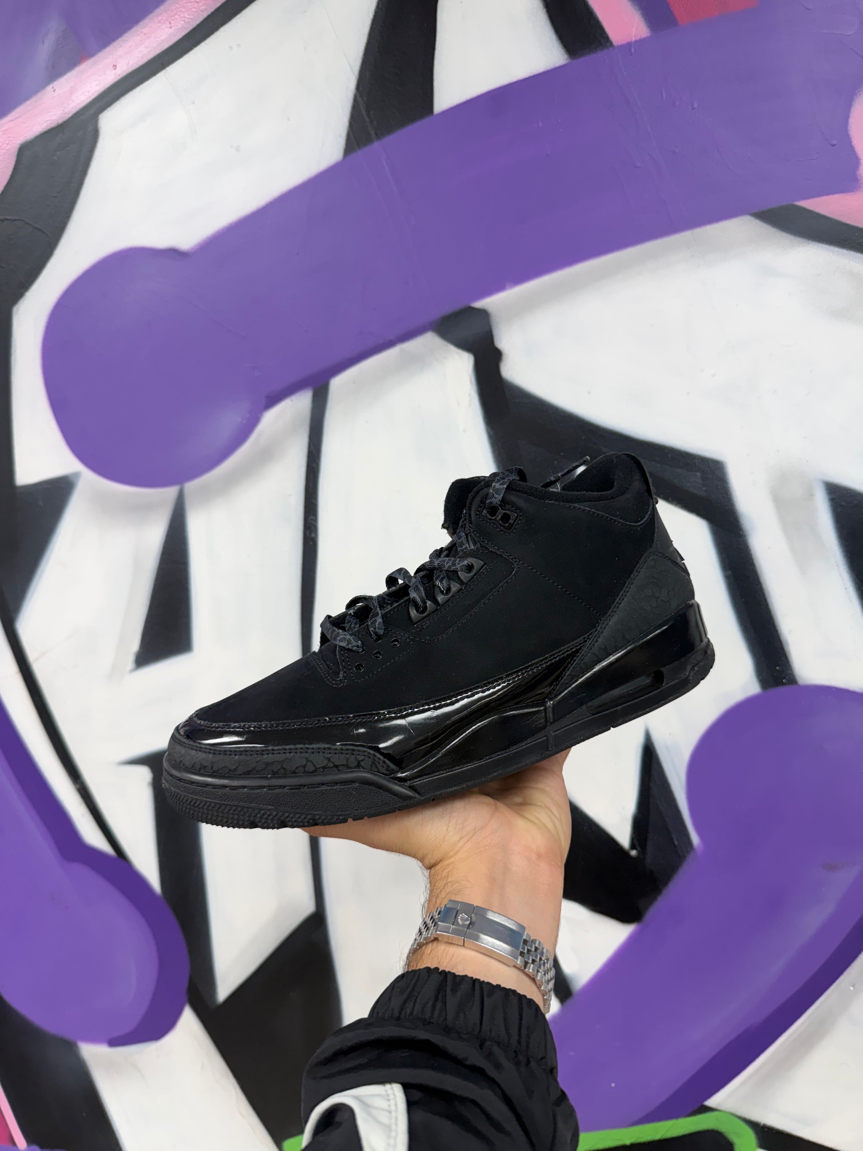 Jordan 3 Black Cat Sneakers