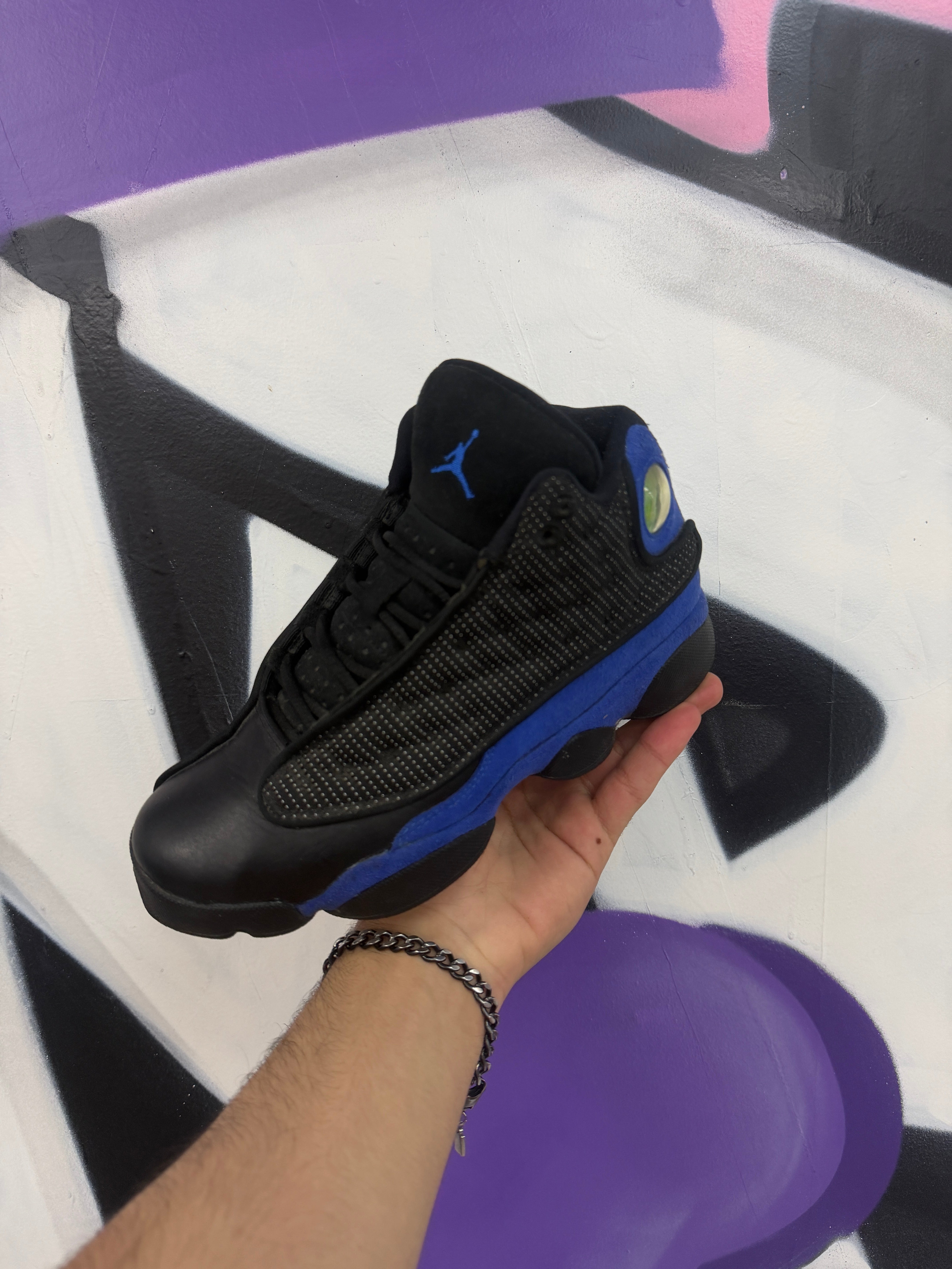 Nike Jordan 13 Black Hyper Royal Sneakers