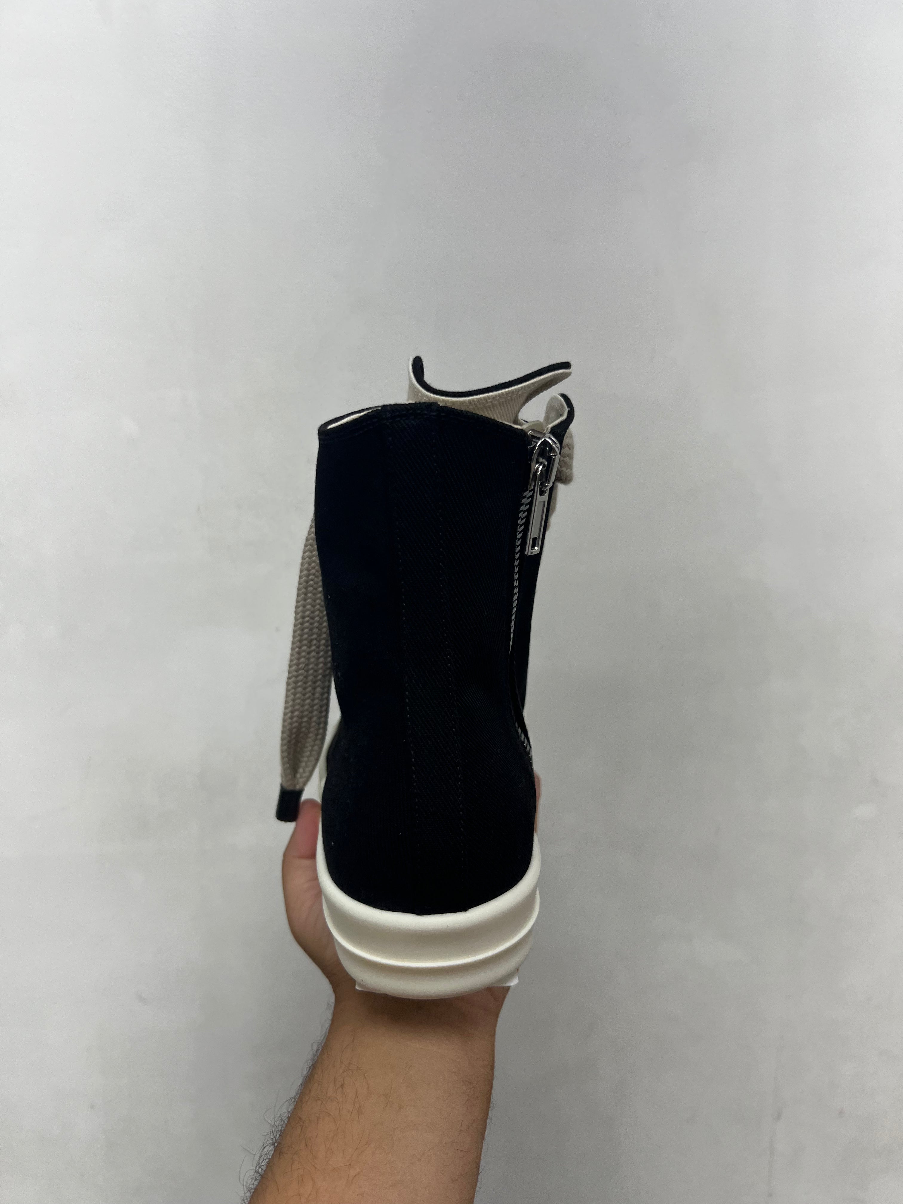 Rick Owens Black DRKSHDW Jumbo Lace Hi Sneakers