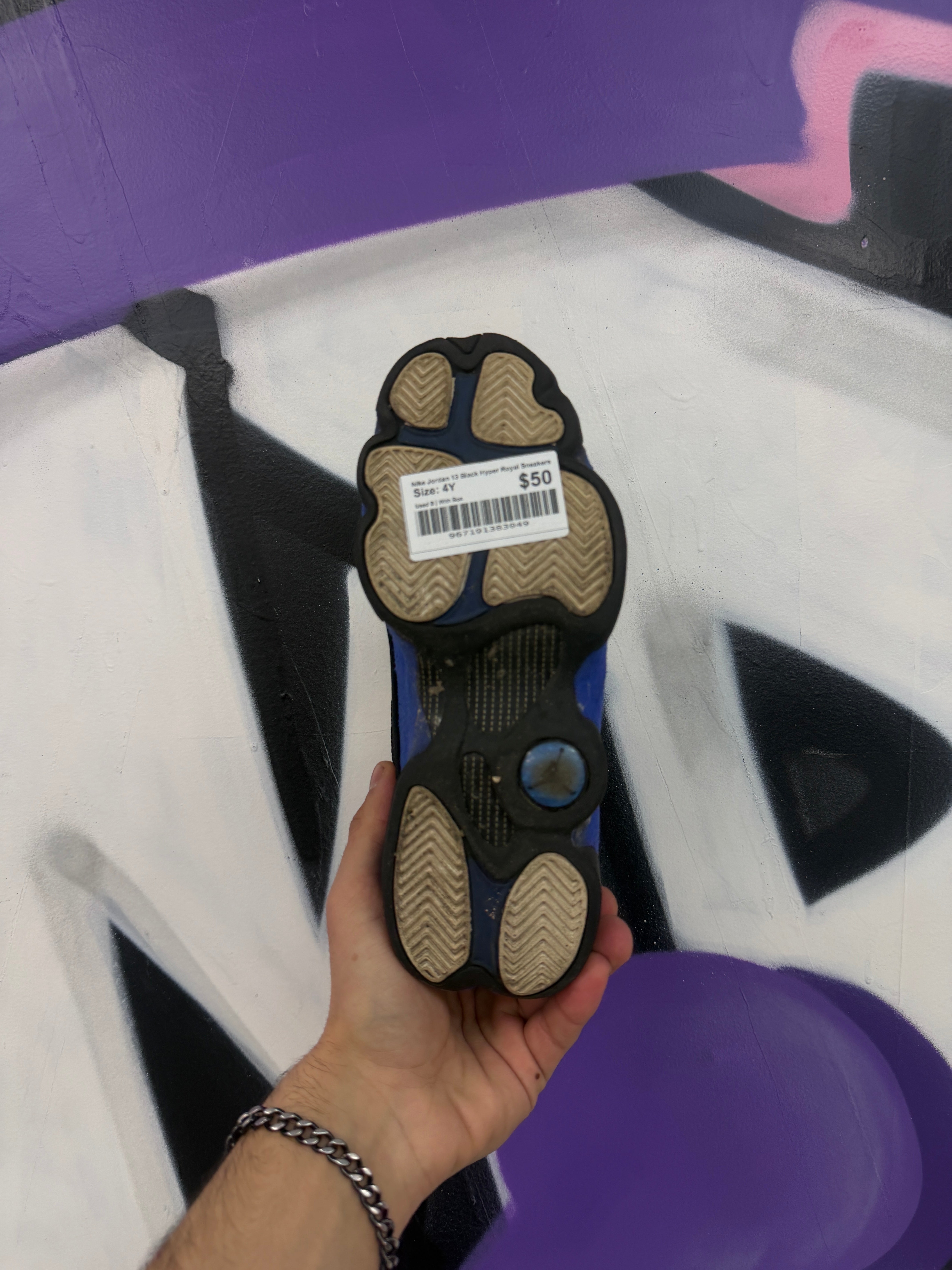 Nike Jordan 13 Black Hyper Royal Sneakers