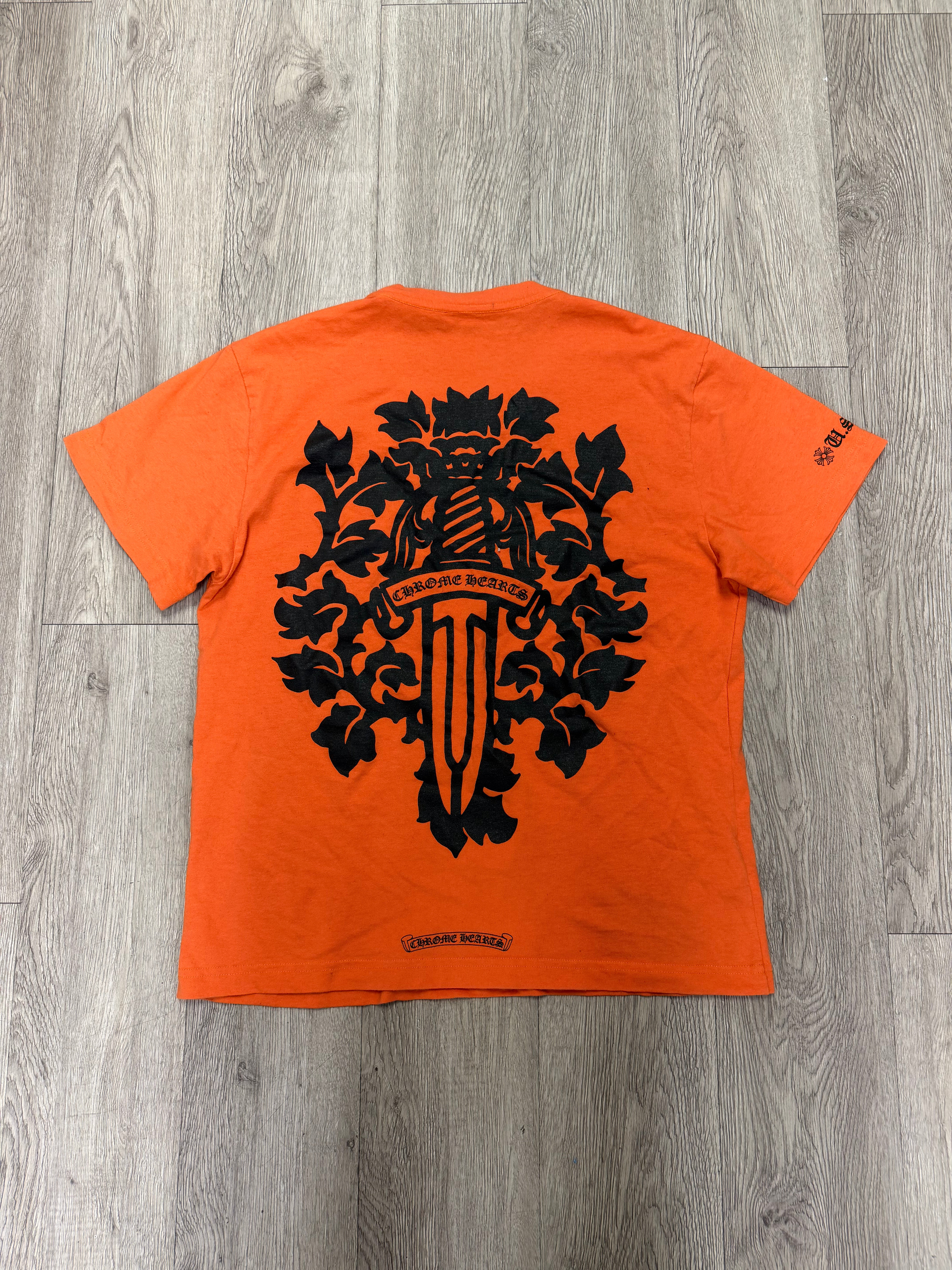 Chrome Hearts Orange Vine Dagger Tee