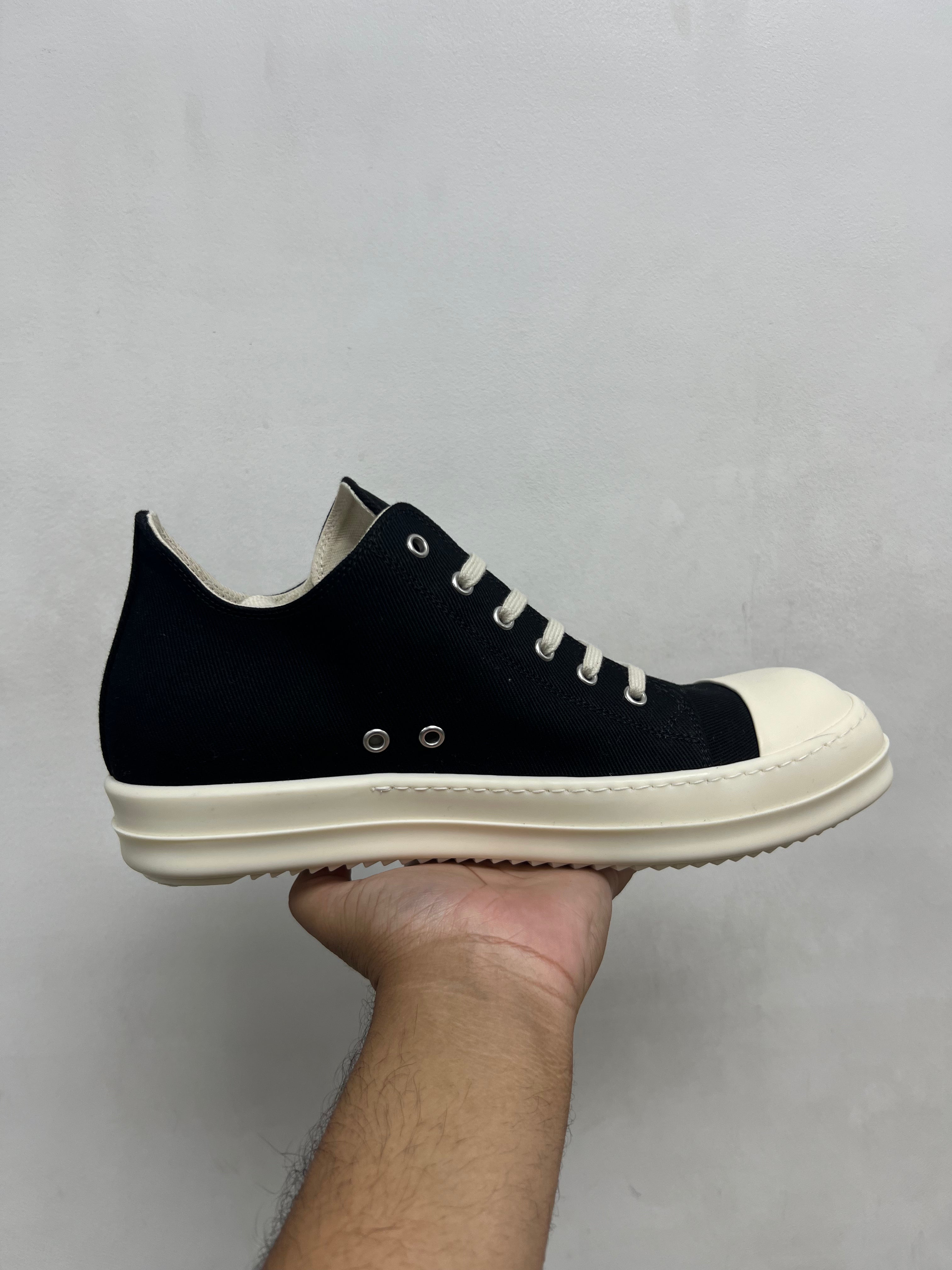 Rick Owens Black Ramone DRKSHDW Low Sneakers
