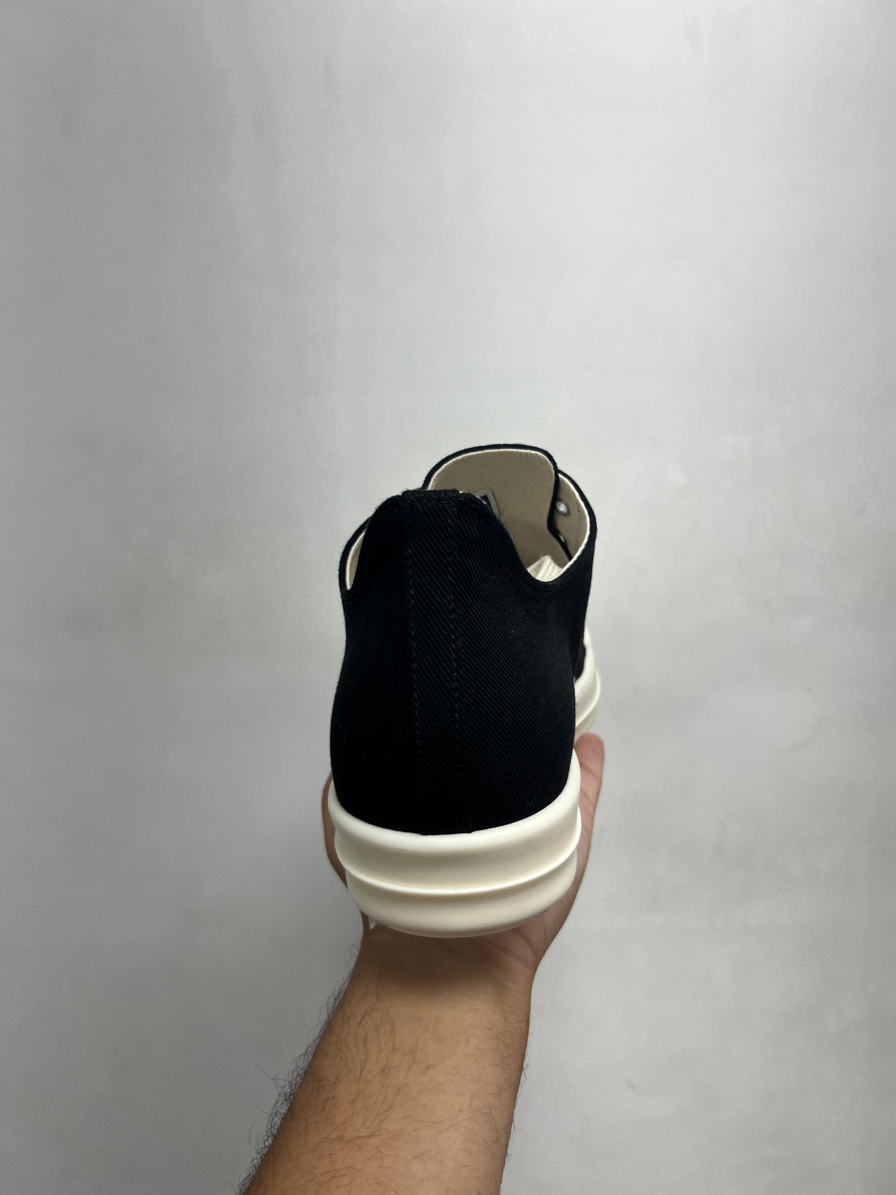 Rick Owens Black Ramone DRKSHDW Low Sneakers