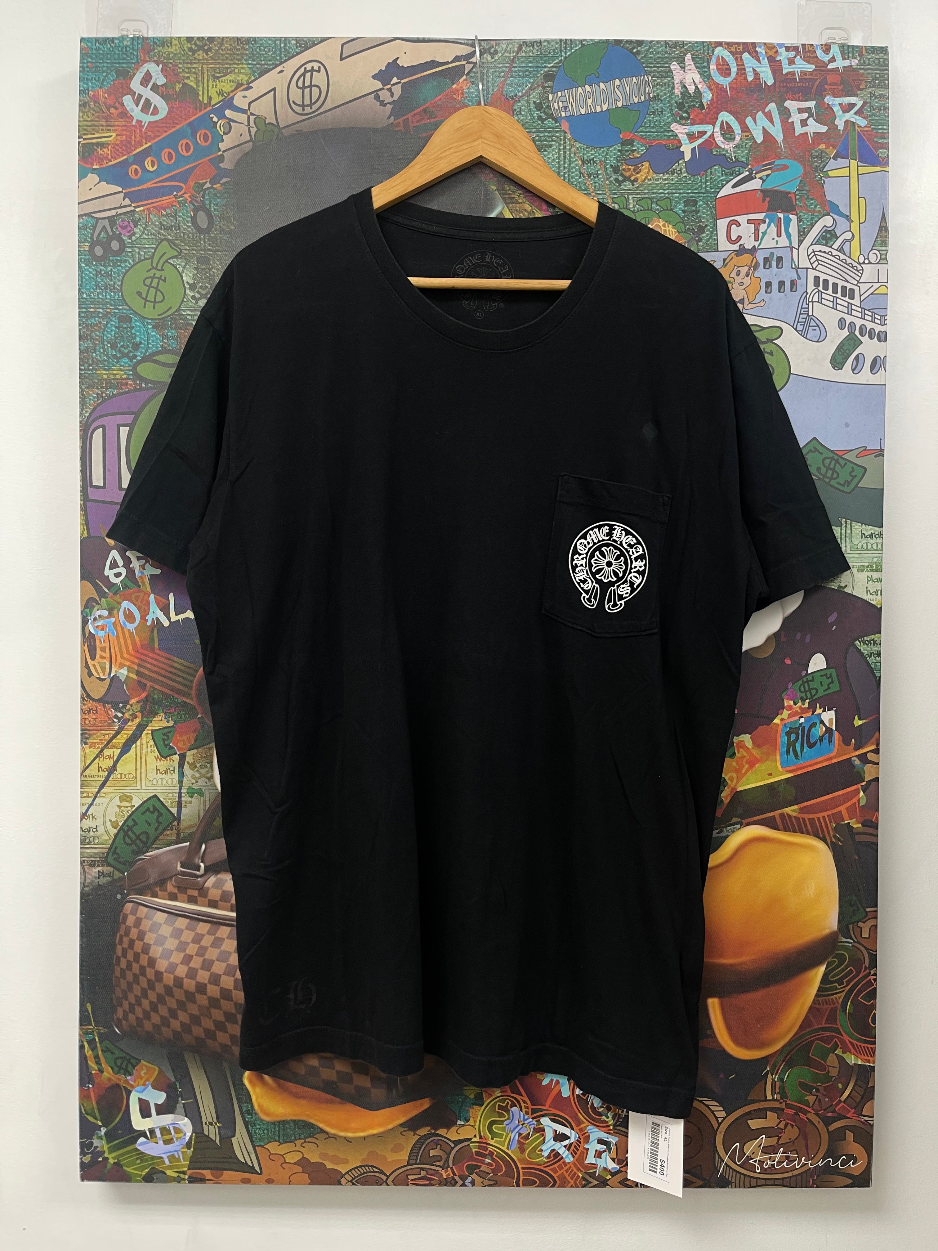 Chrome Hearts Black Los Angeles Horseshoe Tee